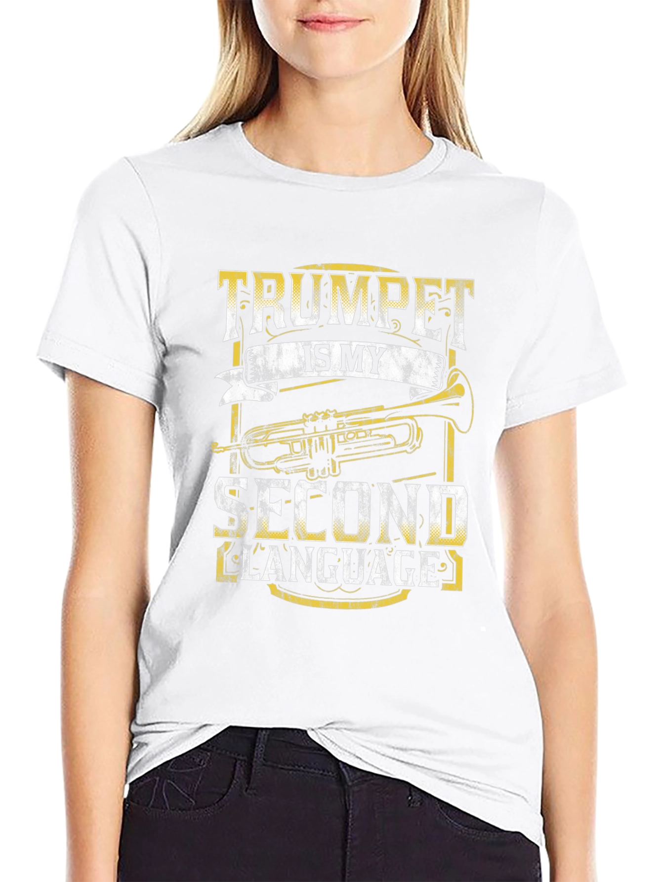 Trumpet is my Second Language T-Shirt