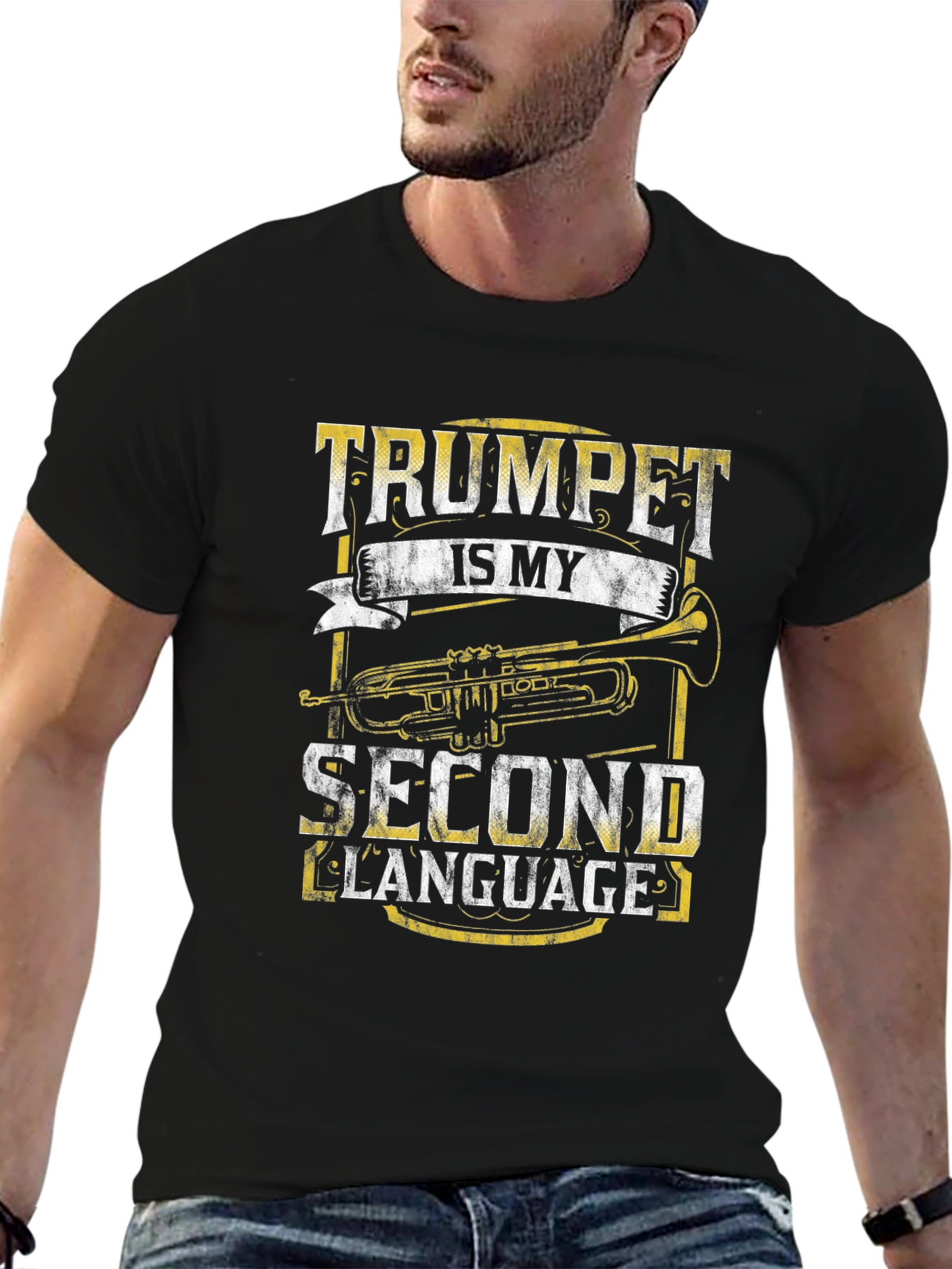 Trumpet is my Second Language T-Shirt
