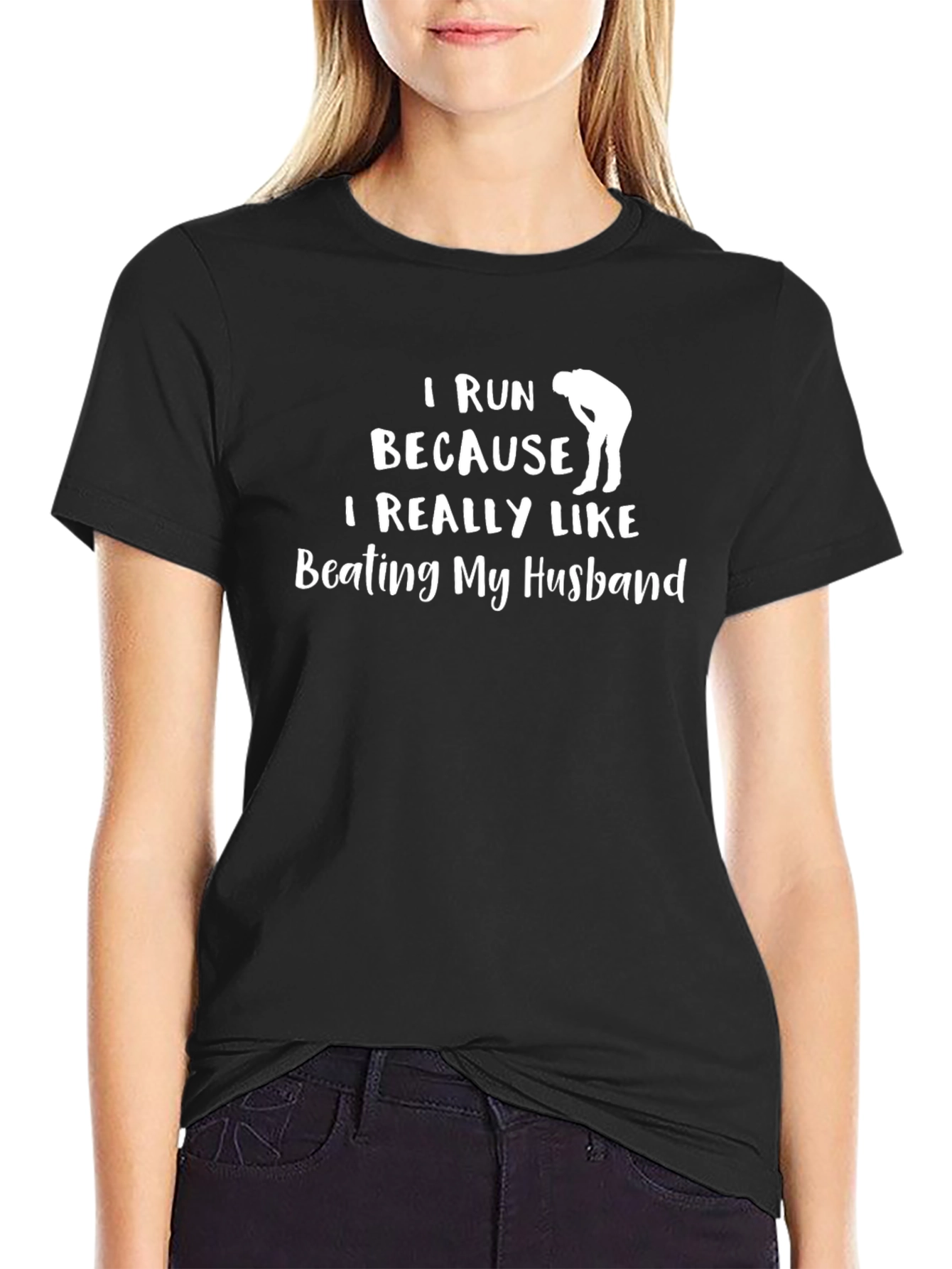 Funny I Run Because Graphic Tee