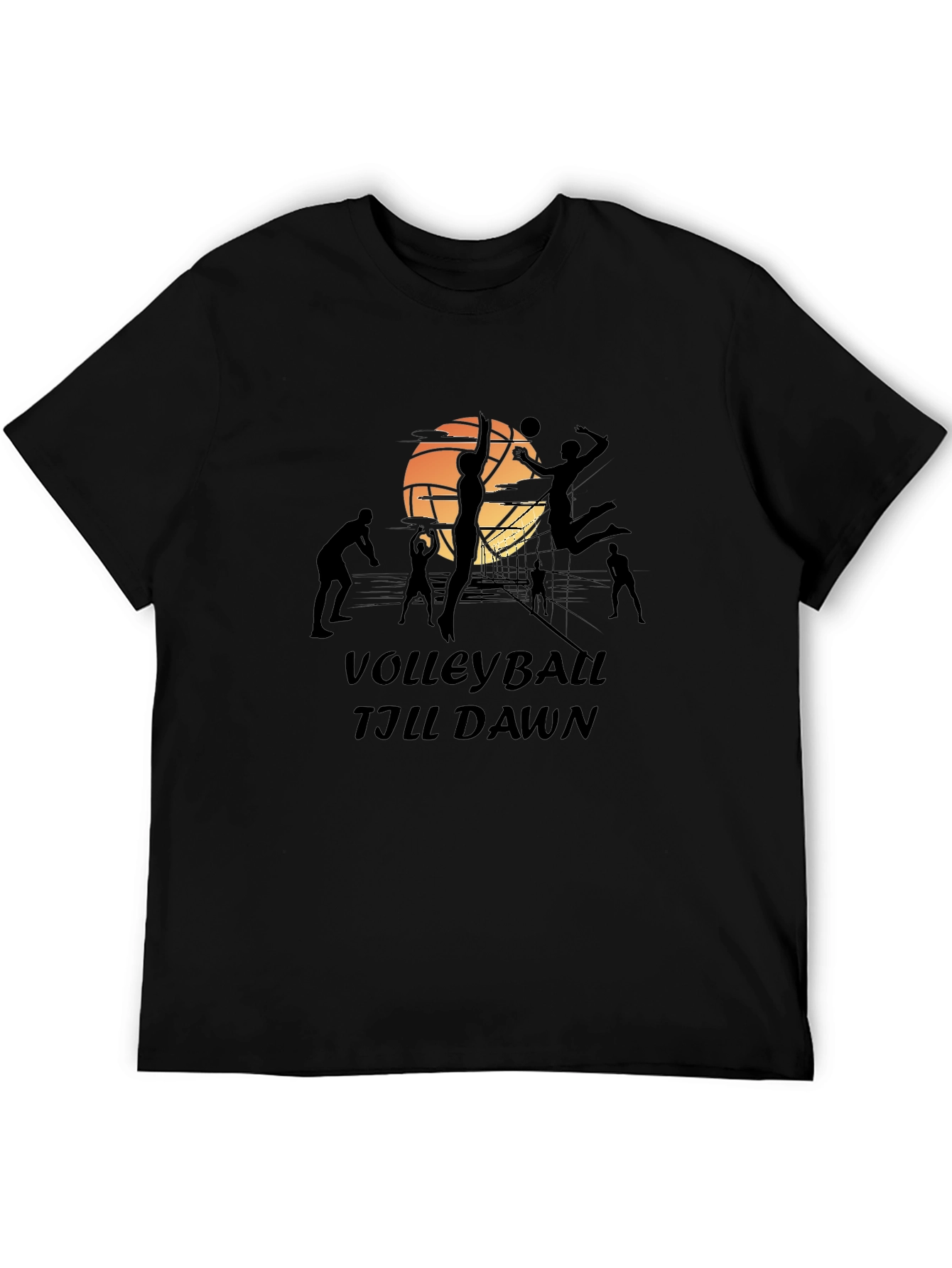 Volleyball Till Dawn Graphic Tee