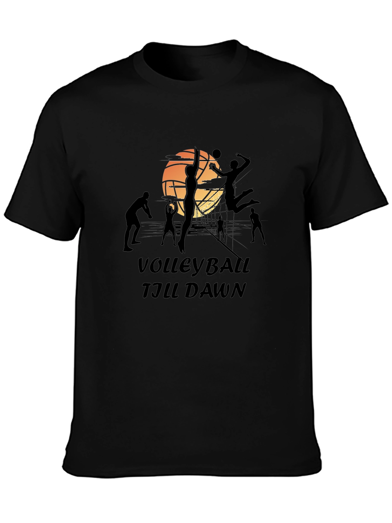 Volleyball Till Dawn Graphic Tee