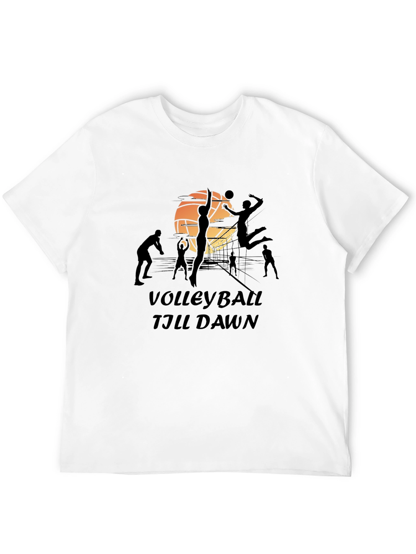 Volleyball Till Dawn Graphic Tee