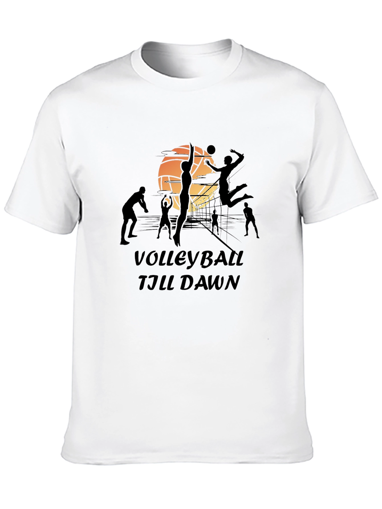 Volleyball Till Dawn Graphic Tee
