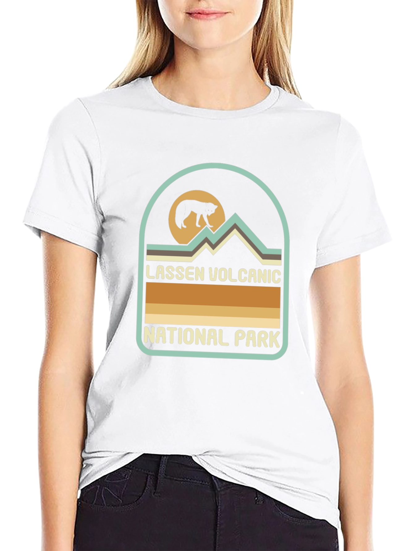 Lassen Volcanic National Park Black T-Shirt