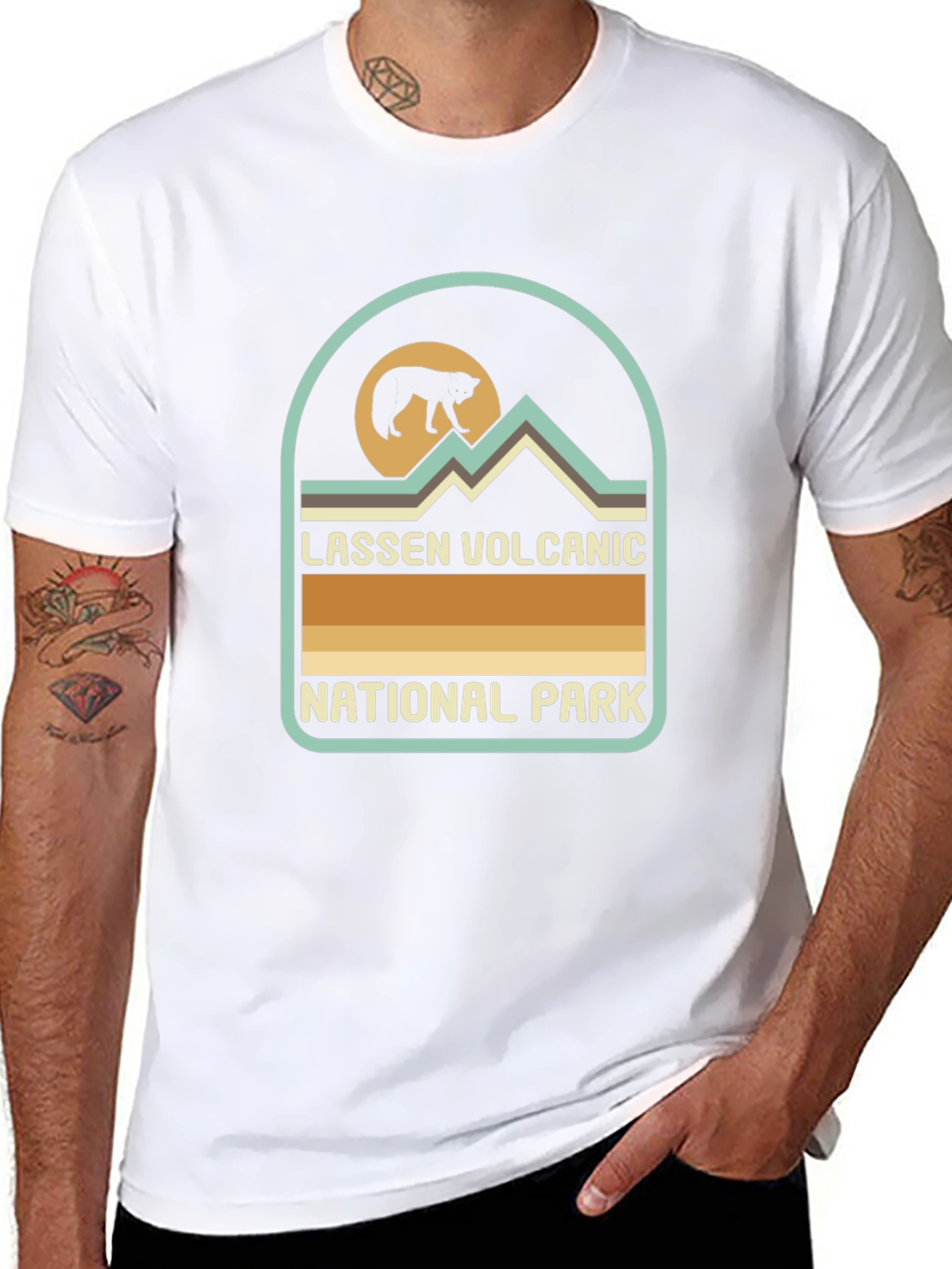 Lassen Volcanic National Park Black T-Shirt