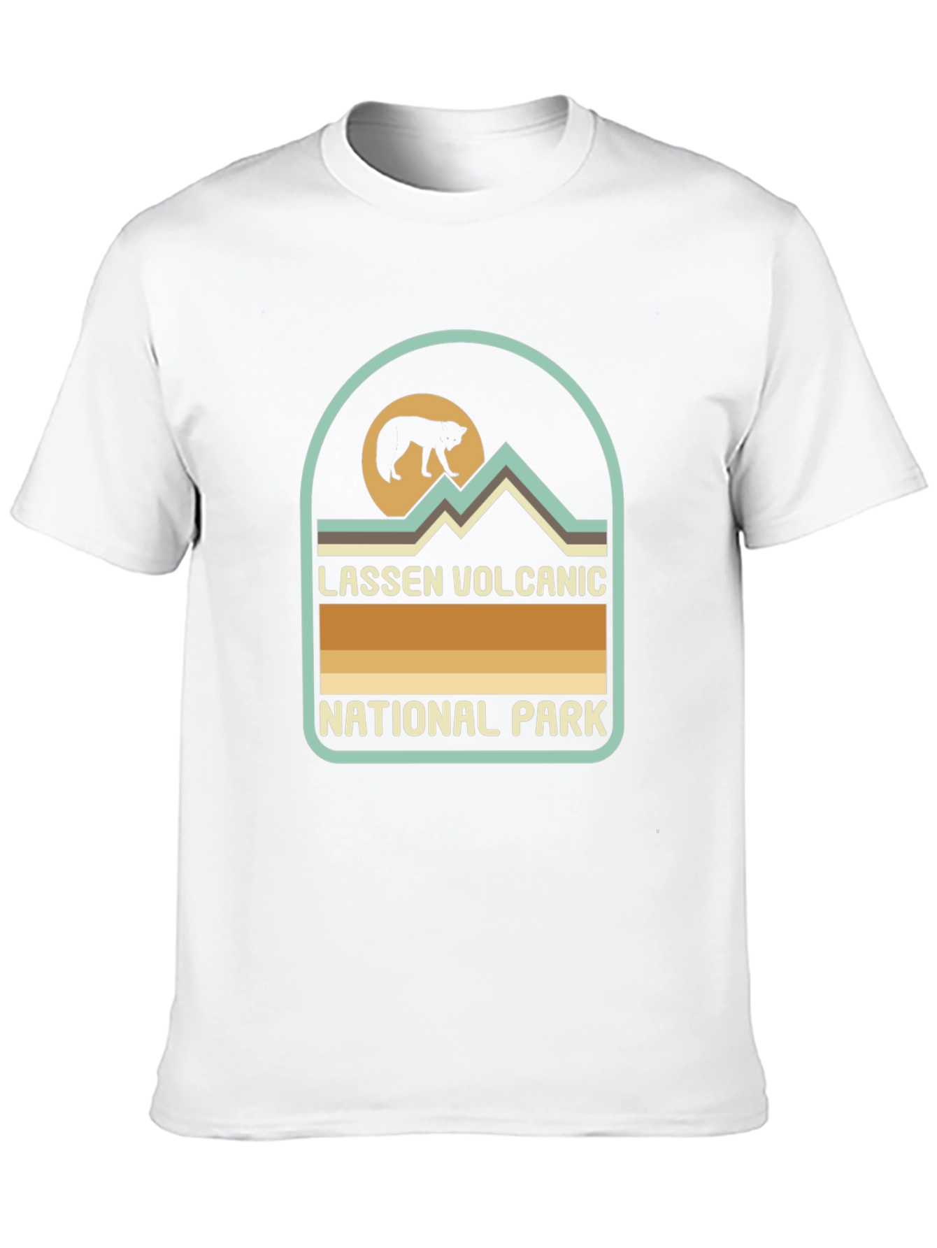 Lassen Volcanic National Park Black T-Shirt