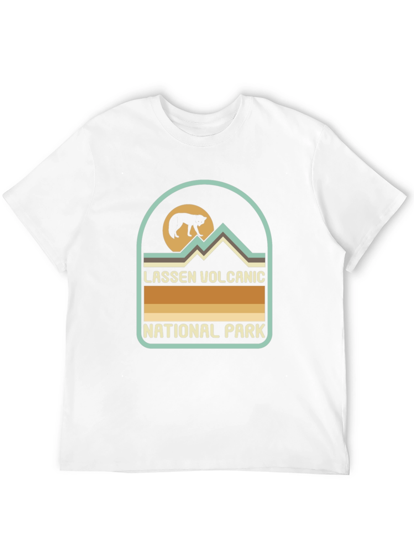 Lassen Volcanic National Park Black T-Shirt