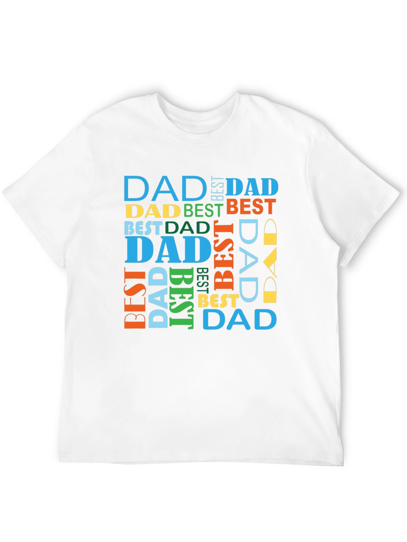 Best Dad Ever Graphic T-Shirt - Black