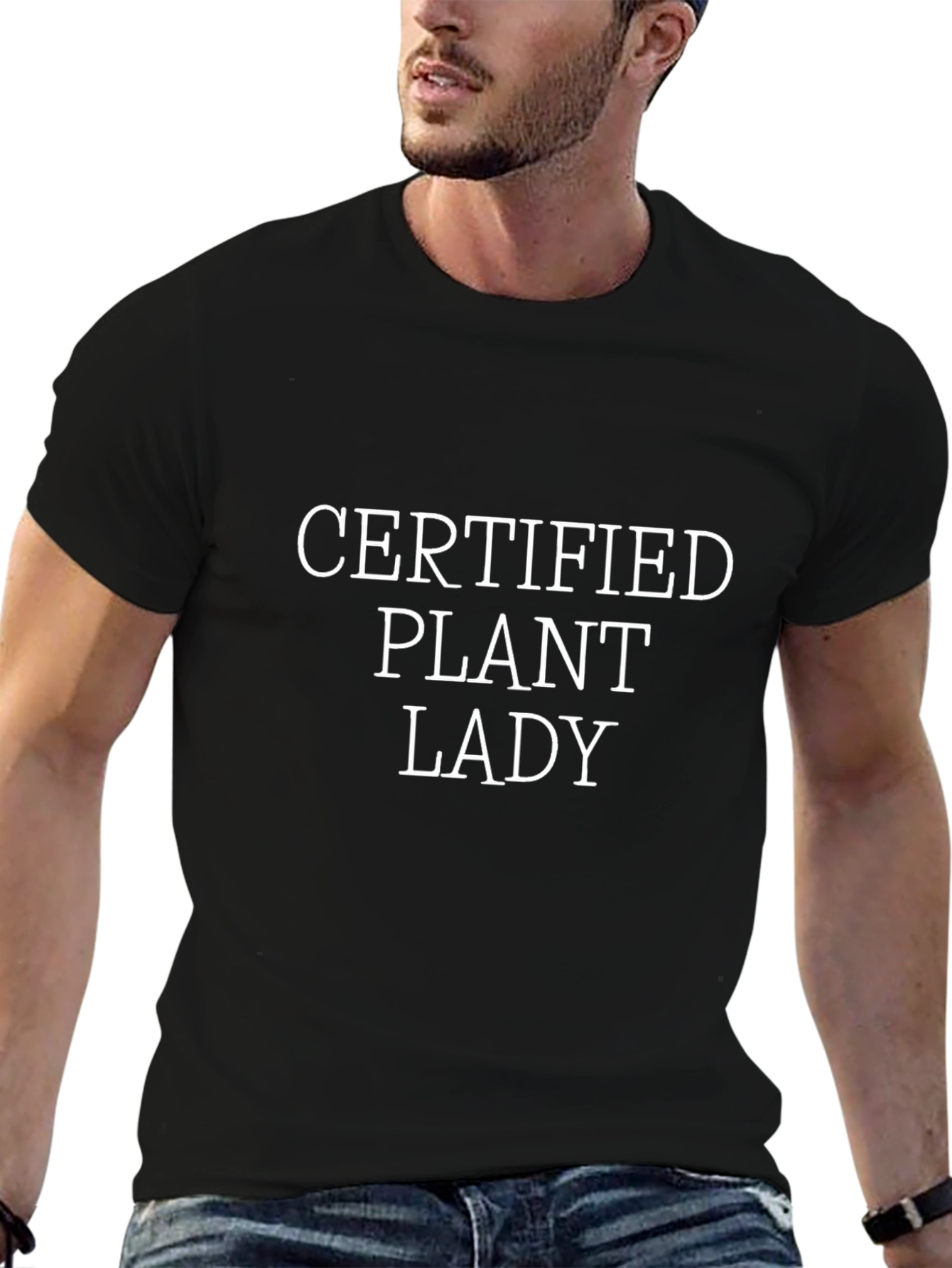 Certified Plant Lady Black Graphic Tee