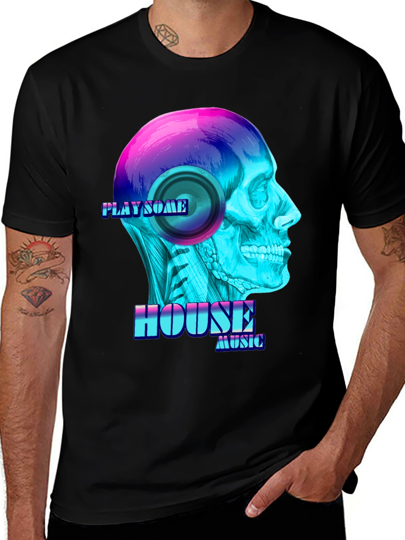 Play Some House Music Graphic T-Shirt