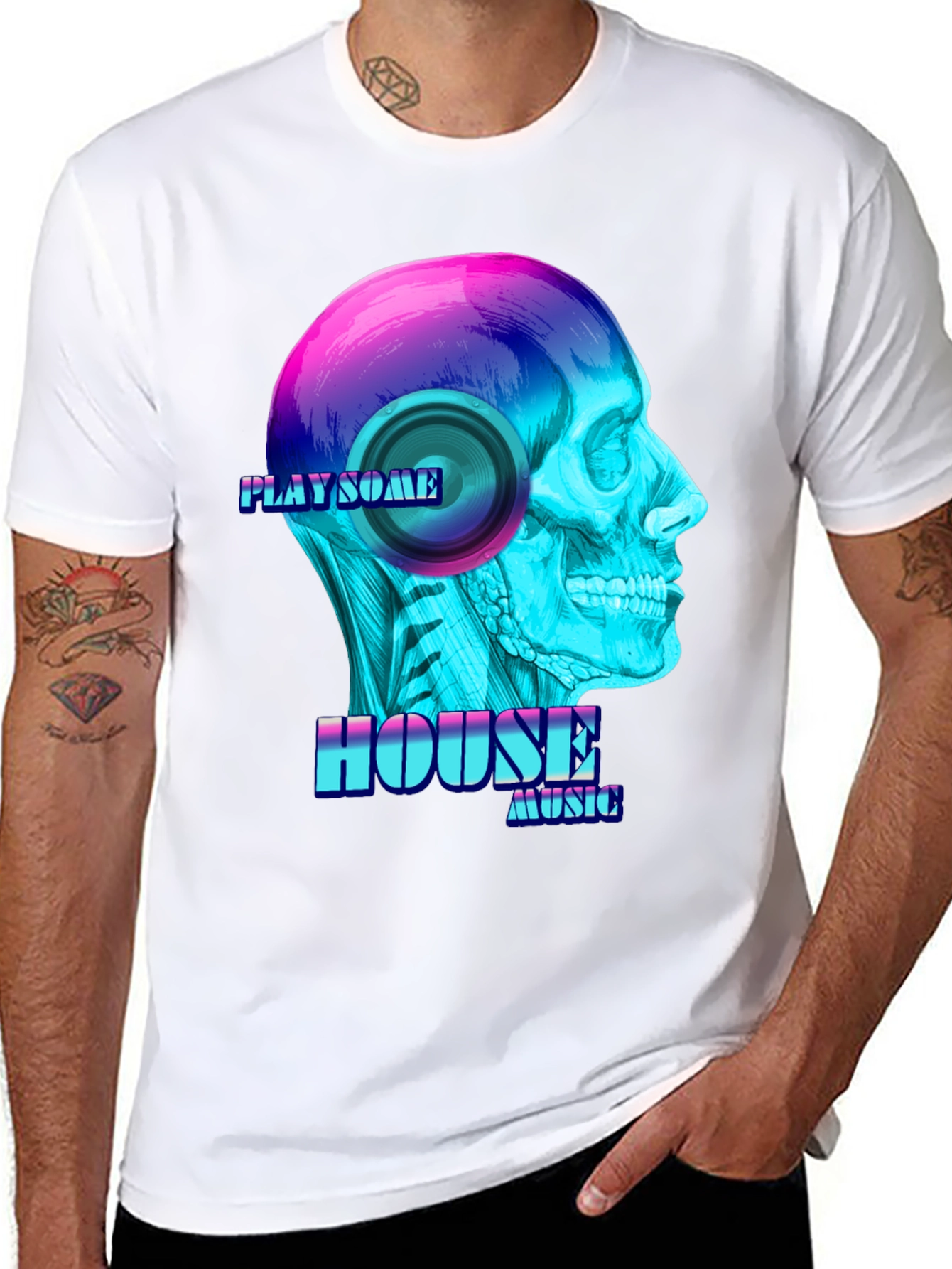 Play Some House Music Graphic T-Shirt