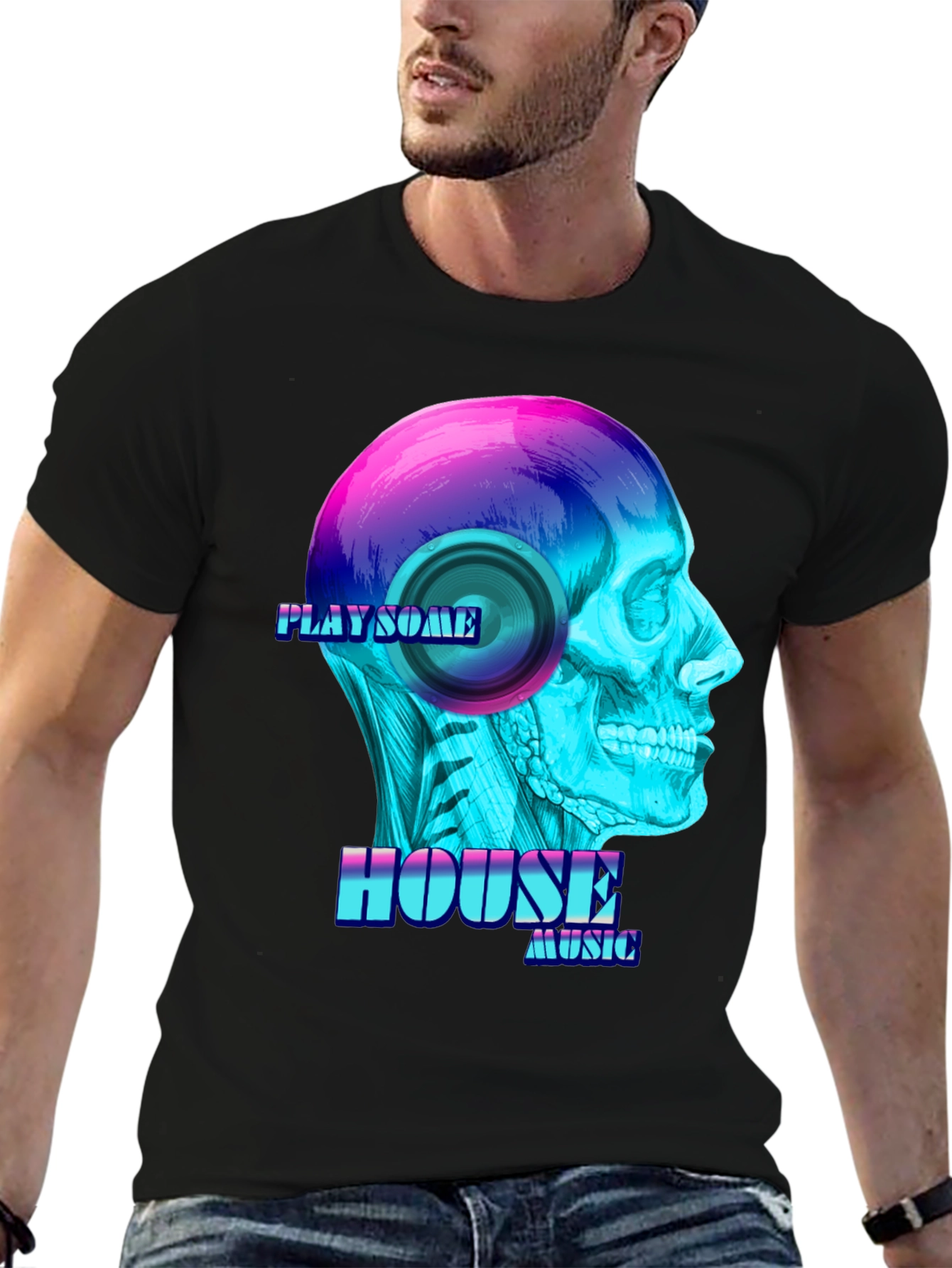 Play Some House Music Graphic T-Shirt