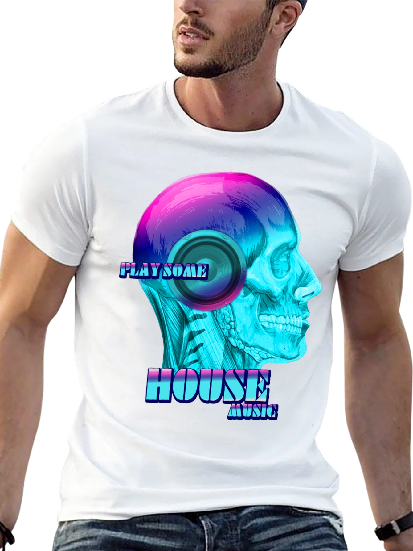 Play Some House Music Graphic T-Shirt