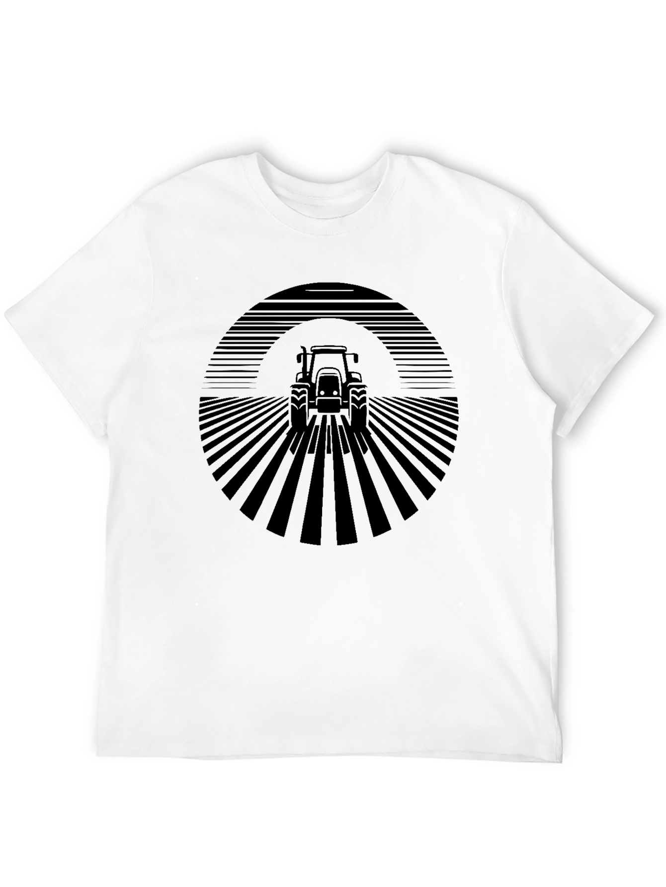 Tractor Field Graphic Tee - Modern Farm Style