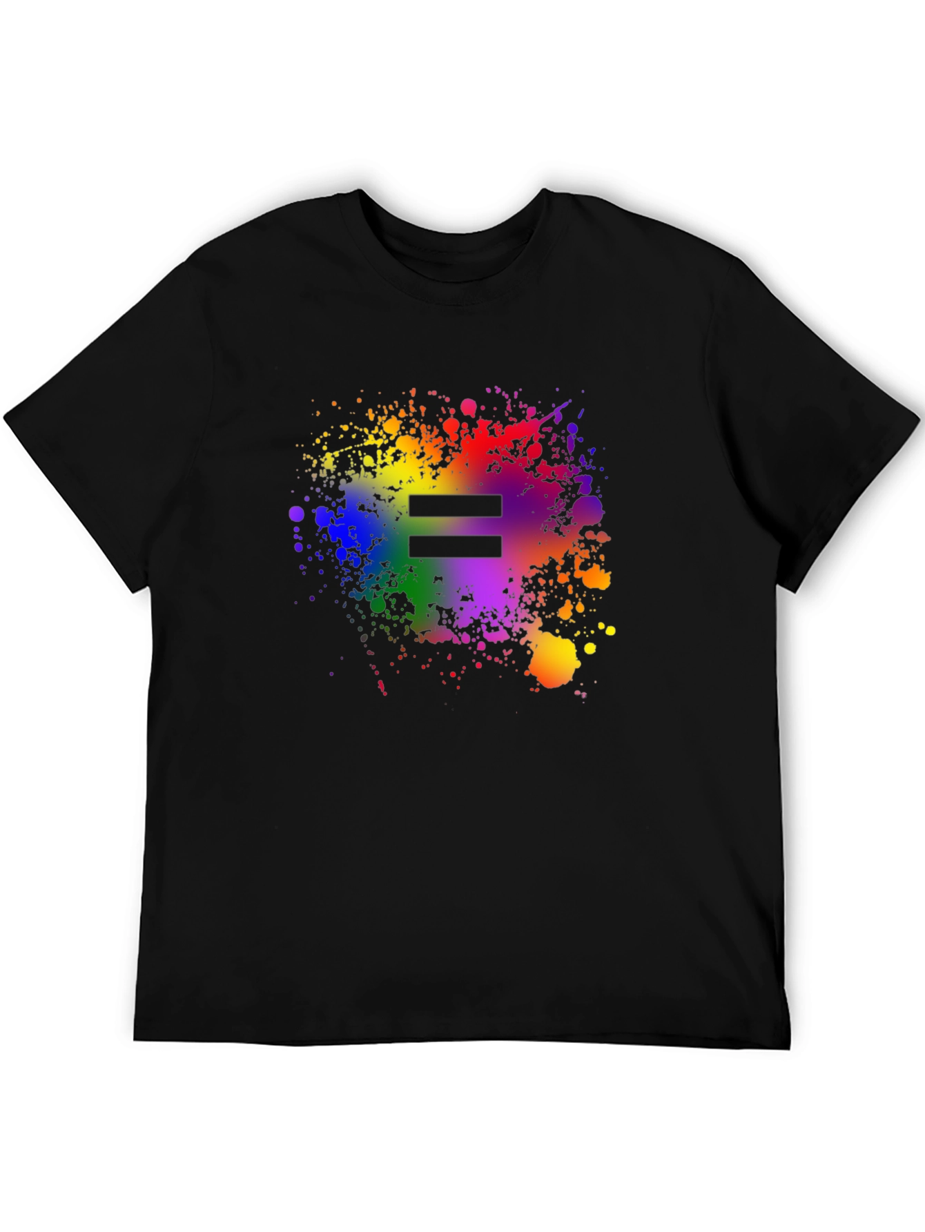 Equality Rainbow Splatter T-Shirt - Pride Apparel
