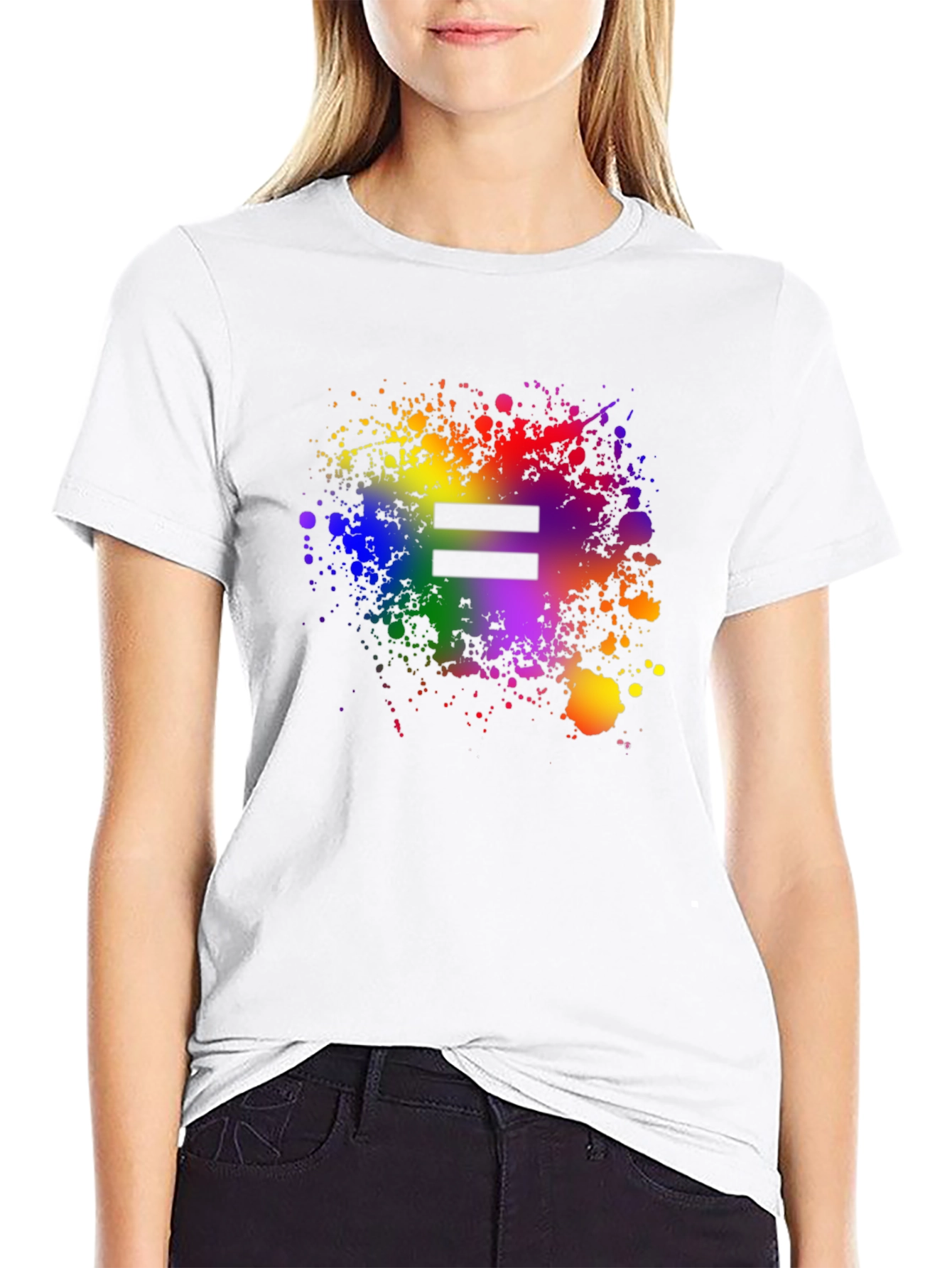 Equality Rainbow Splatter T-Shirt - Pride Apparel