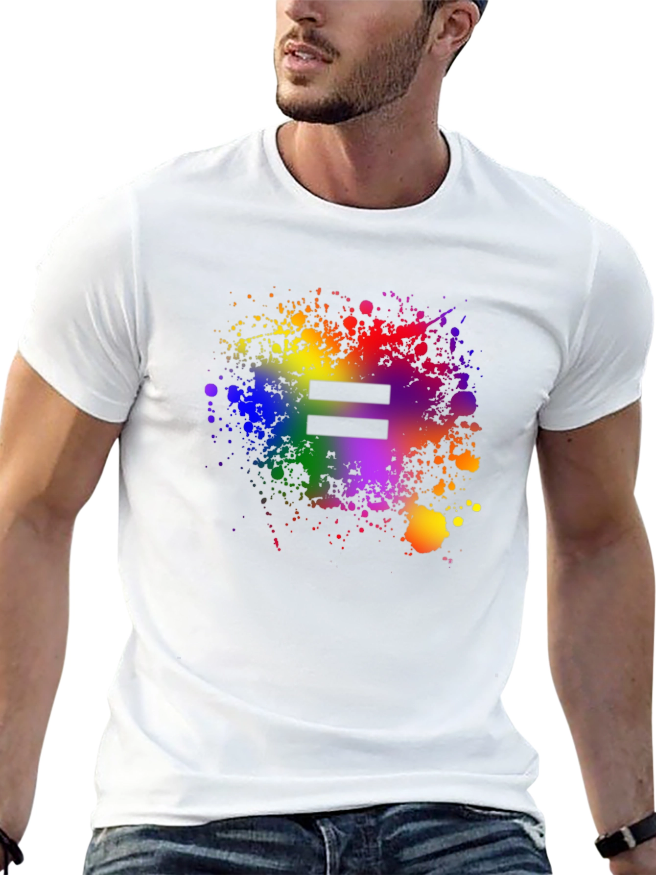 Equality Rainbow Splatter T-Shirt - Pride Apparel