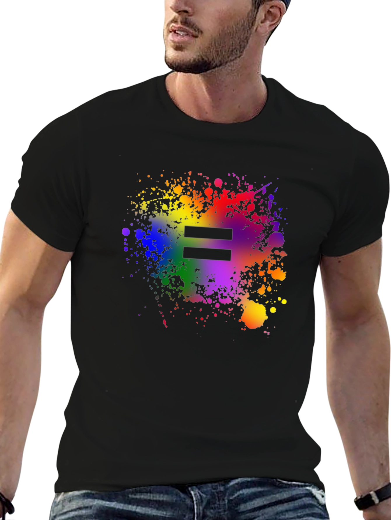 Equality Rainbow Splatter T-Shirt - Pride Apparel