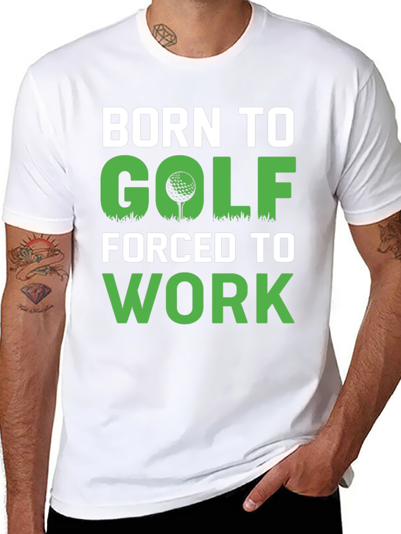 Born to Golf T-Shirt - Funny Golfer Tee