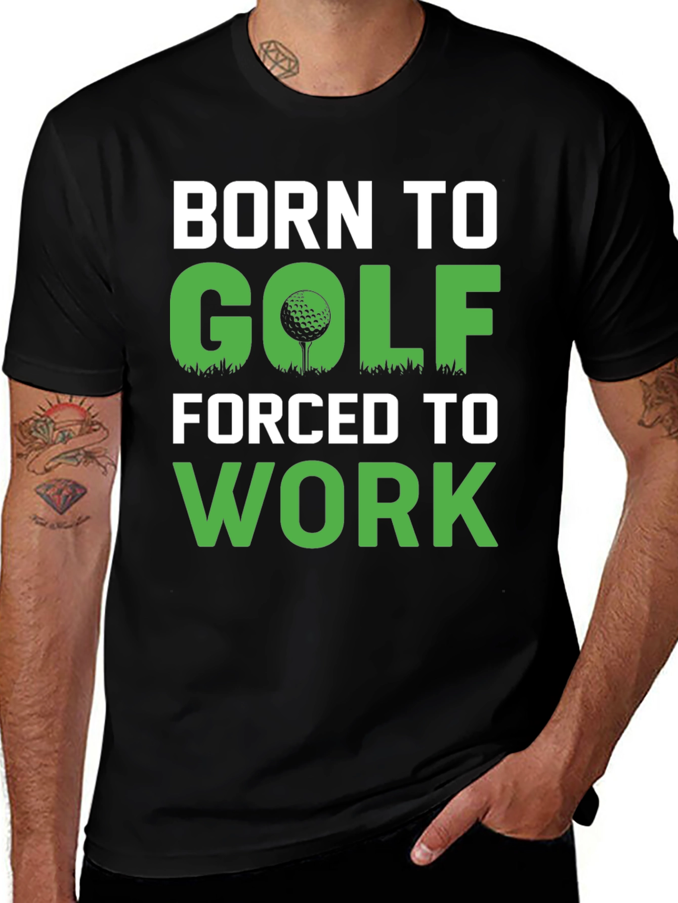 Born to Golf T-Shirt - Funny Golfer Tee