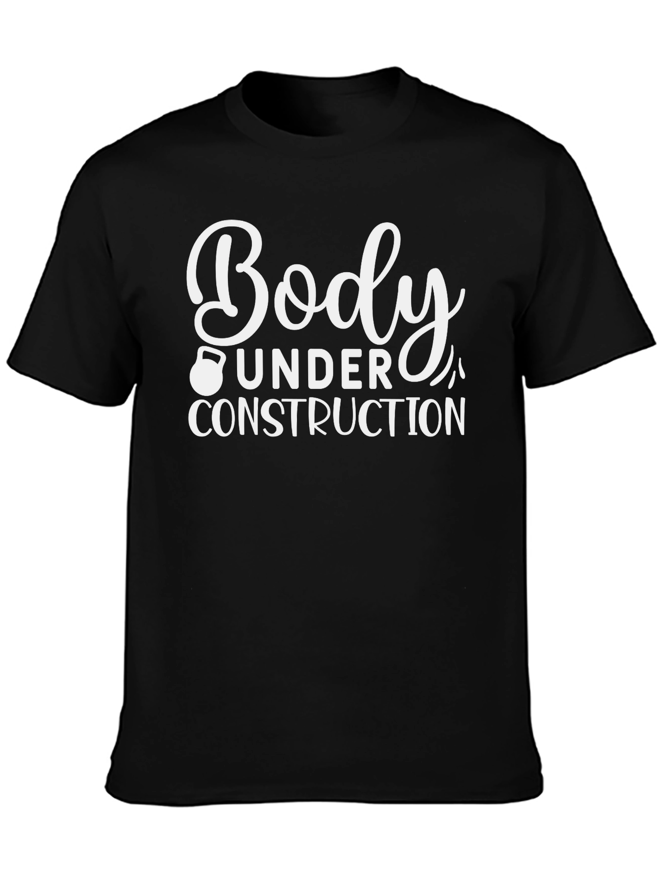 Body Under Construction Black T-Shirt