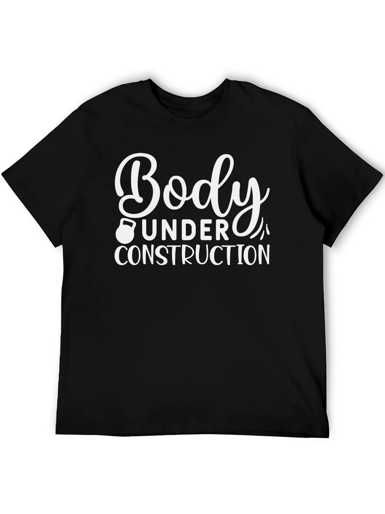 Body Under Construction Black T-Shirt