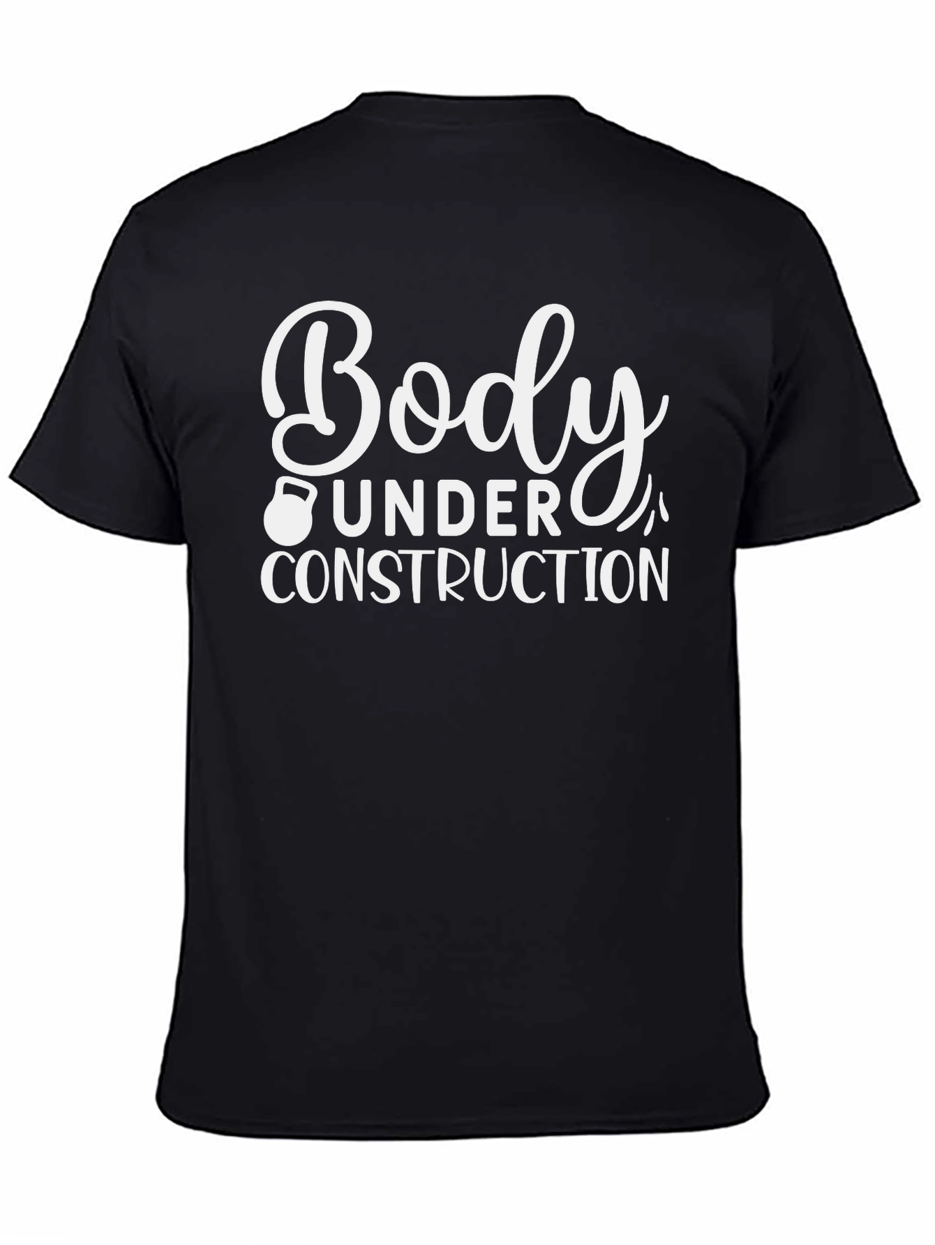 Body Under Construction Black T-Shirt