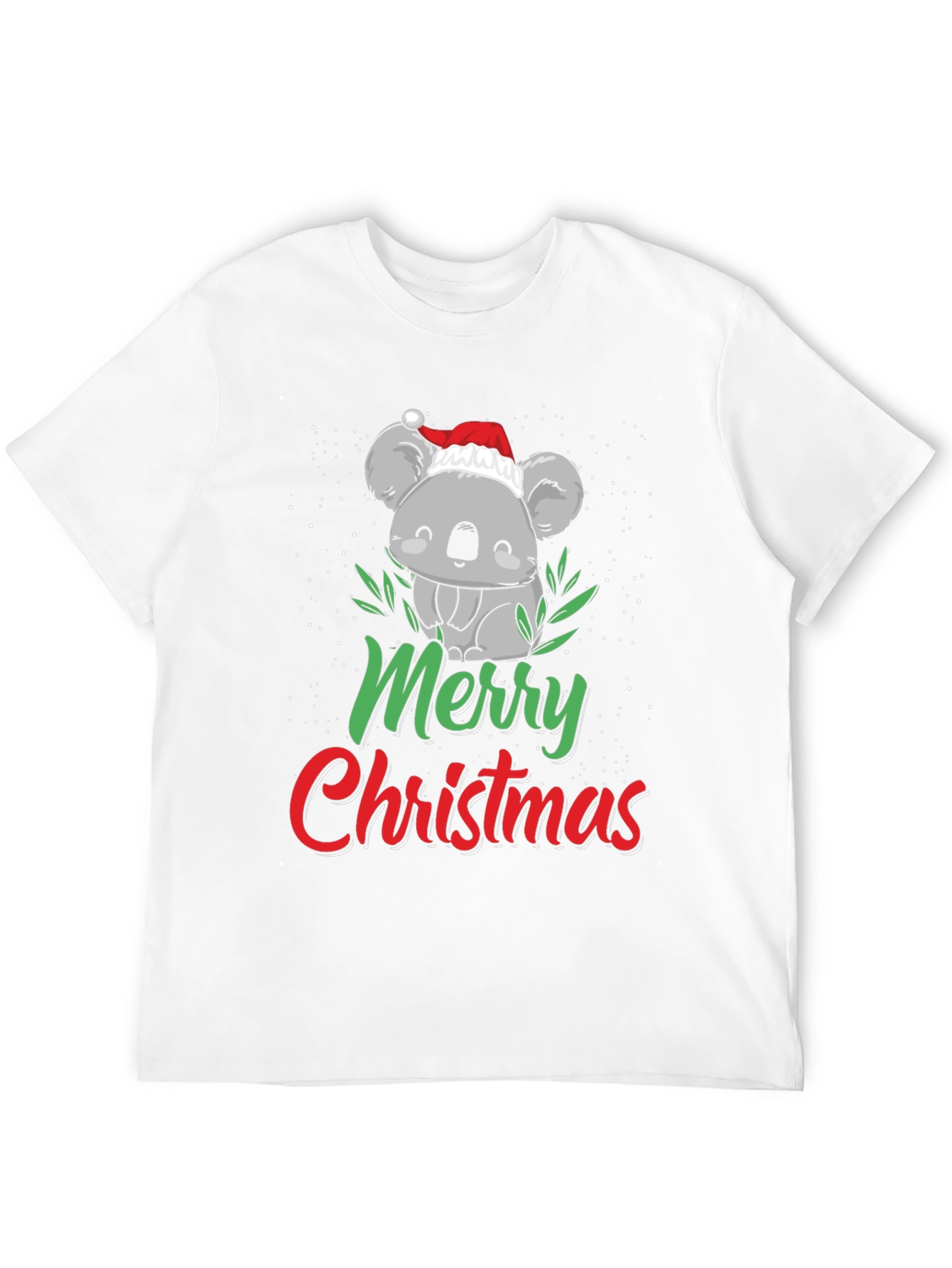 Cute Koala Merry Christmas T-Shirt - Holiday Apparel