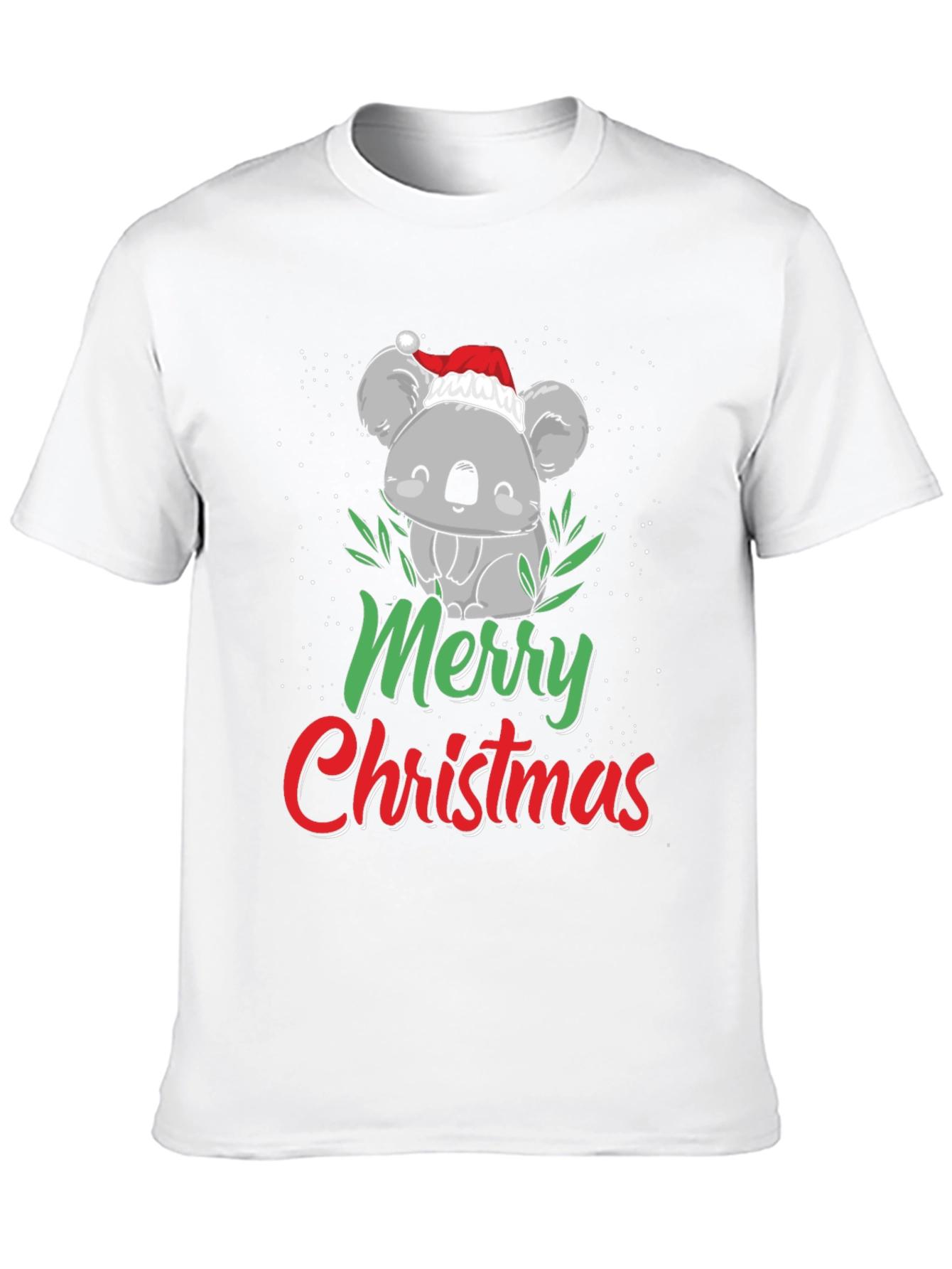 Cute Koala Merry Christmas T-Shirt - Holiday Apparel