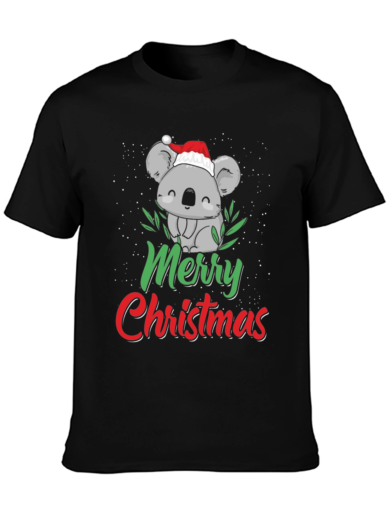 Cute Koala Merry Christmas T-Shirt - Holiday Apparel