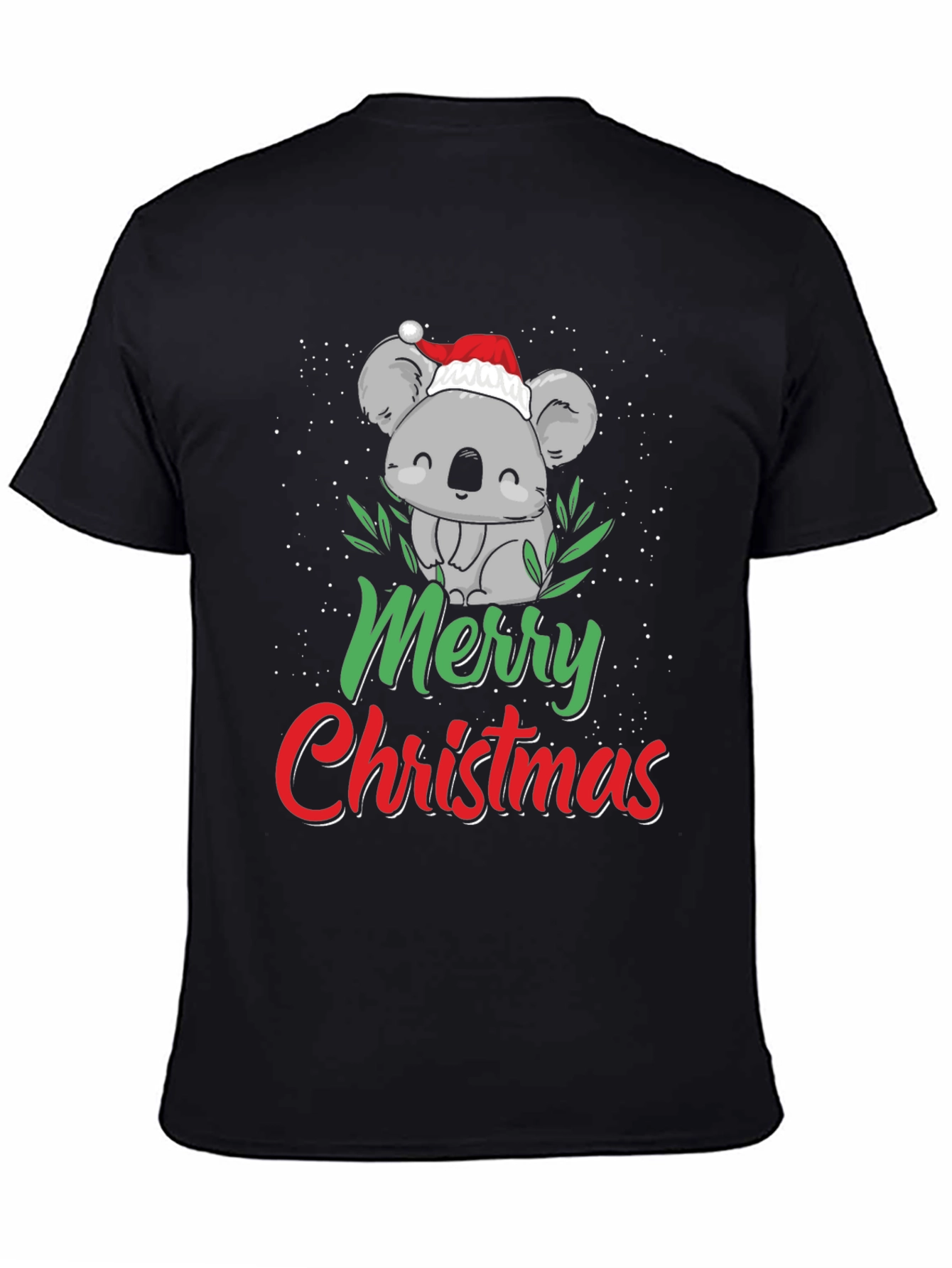 Cute Koala Merry Christmas T-Shirt - Holiday Apparel
