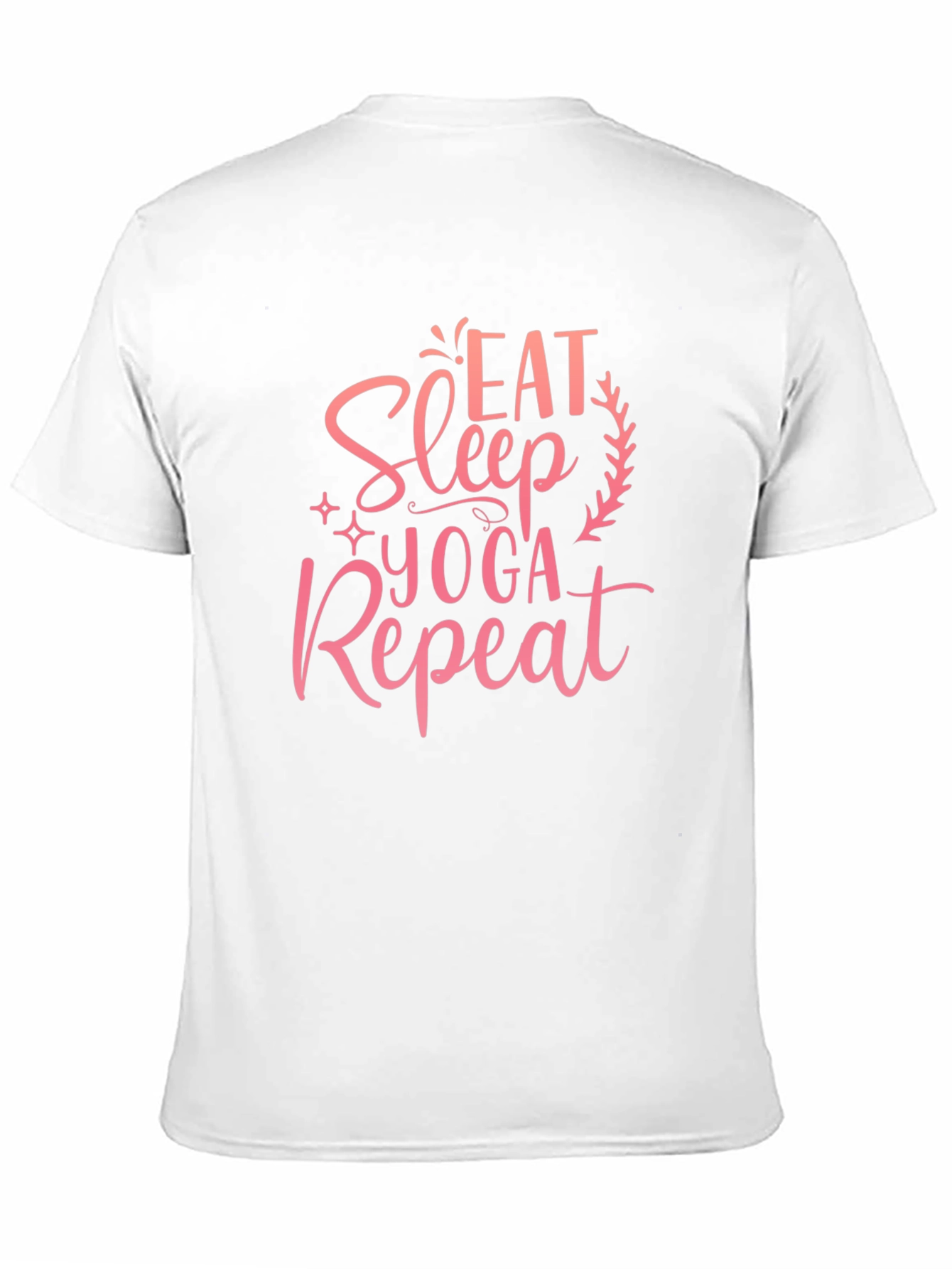Eat Sleep Yoga Repeat Black T-Shirt