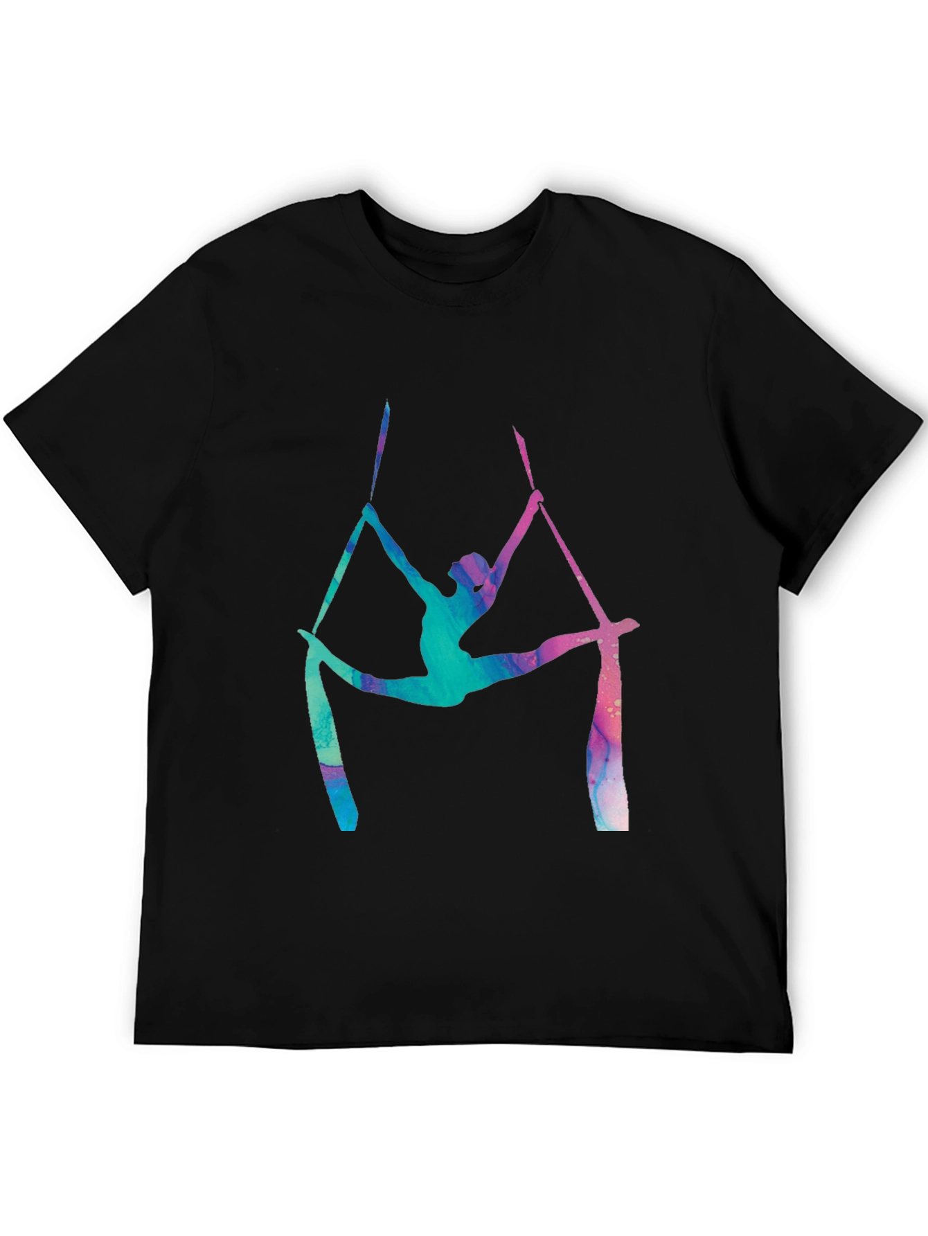Aerial Silks T-Shirt - Artistic Acrobat Design