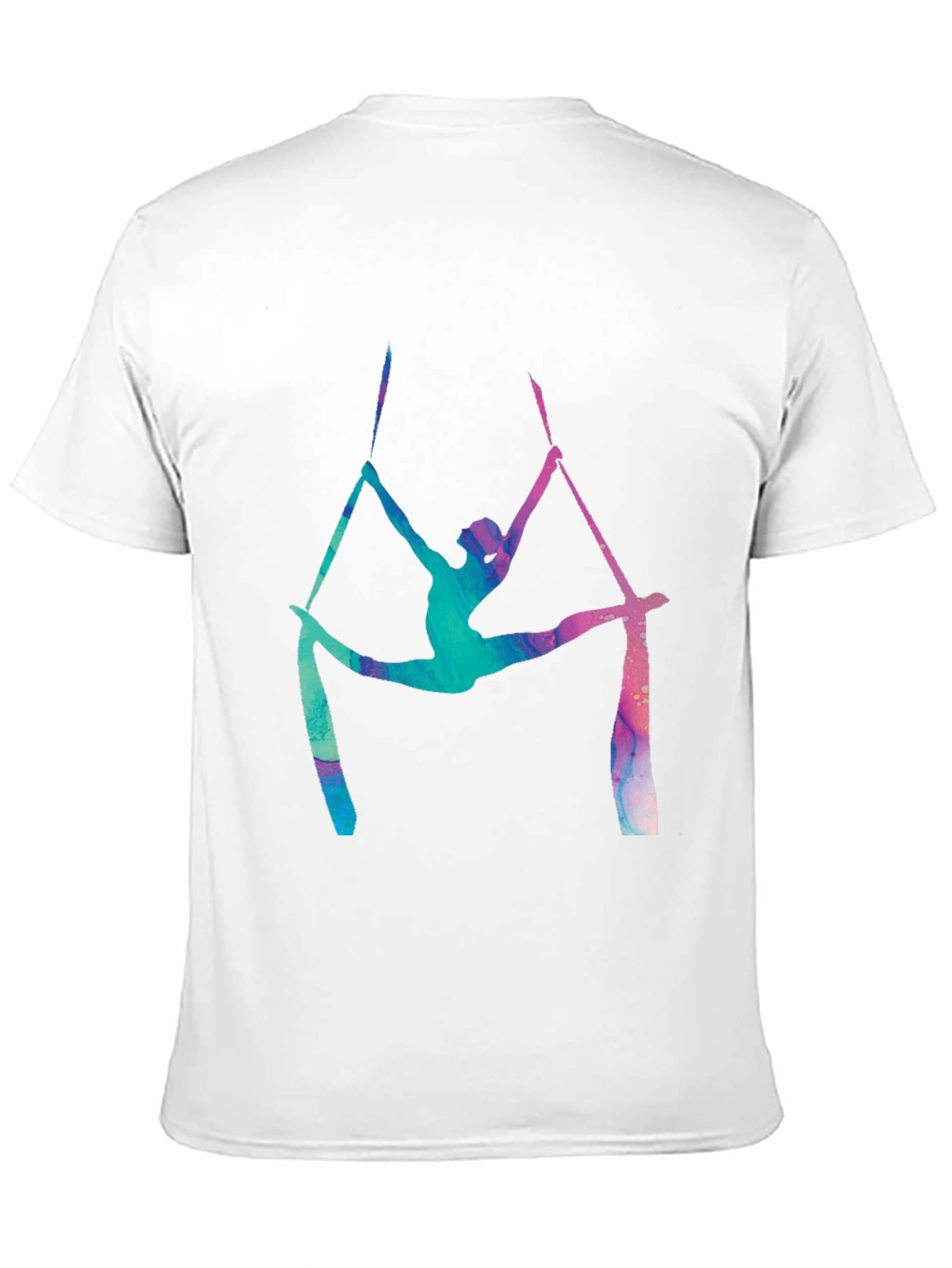 Aerial Silks T-Shirt - Artistic Acrobat Design