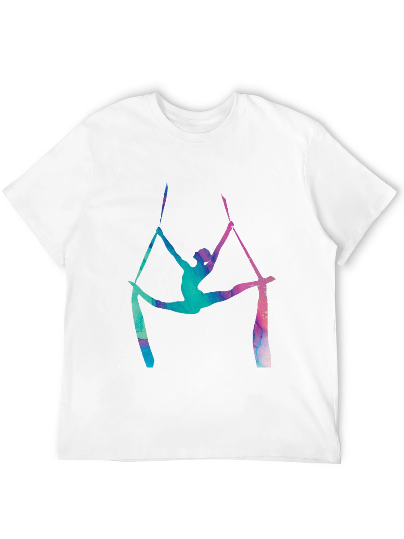 Aerial Silks T-Shirt - Artistic Acrobat Design