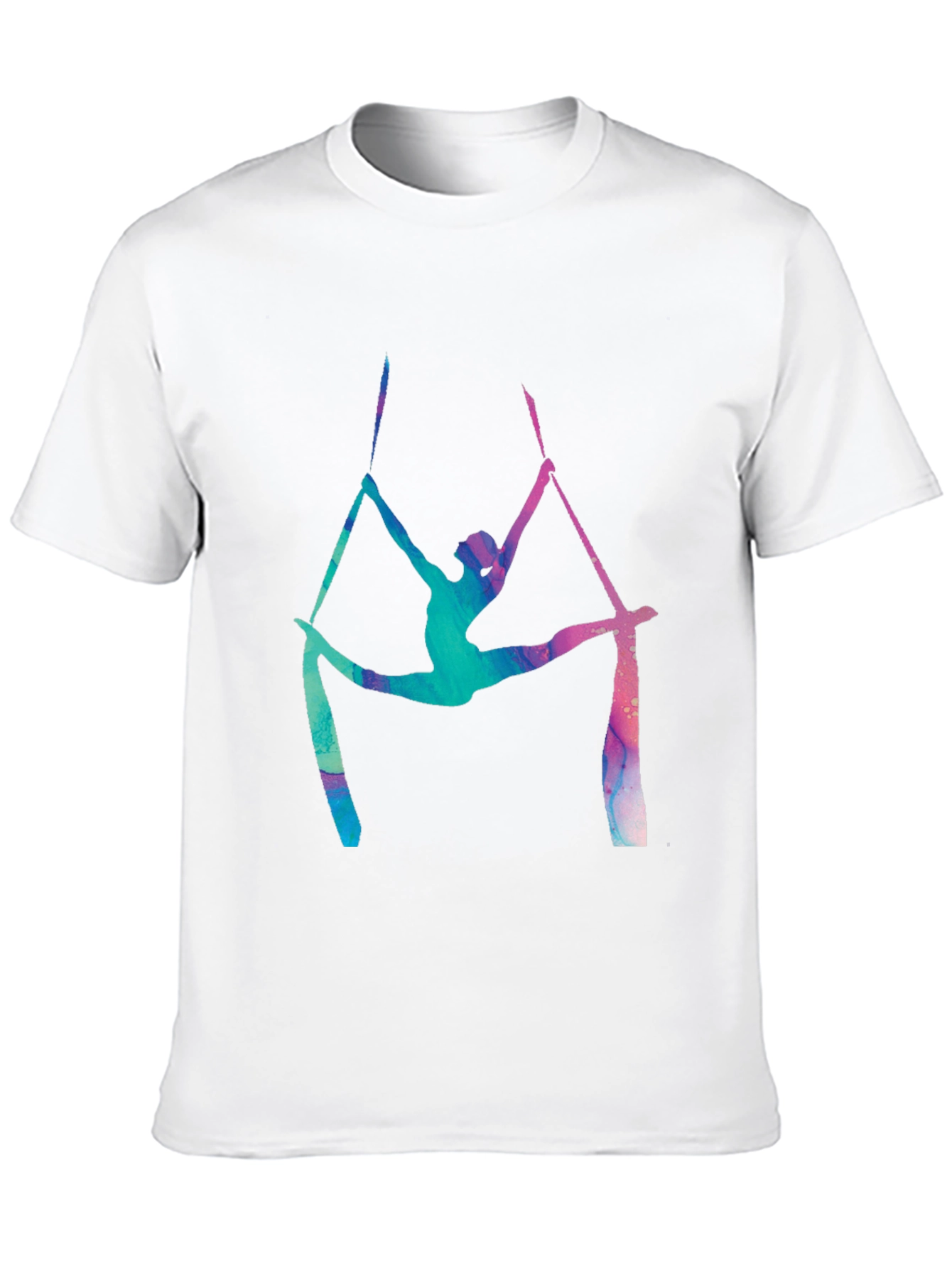 Aerial Silks T-Shirt - Artistic Acrobat Design
