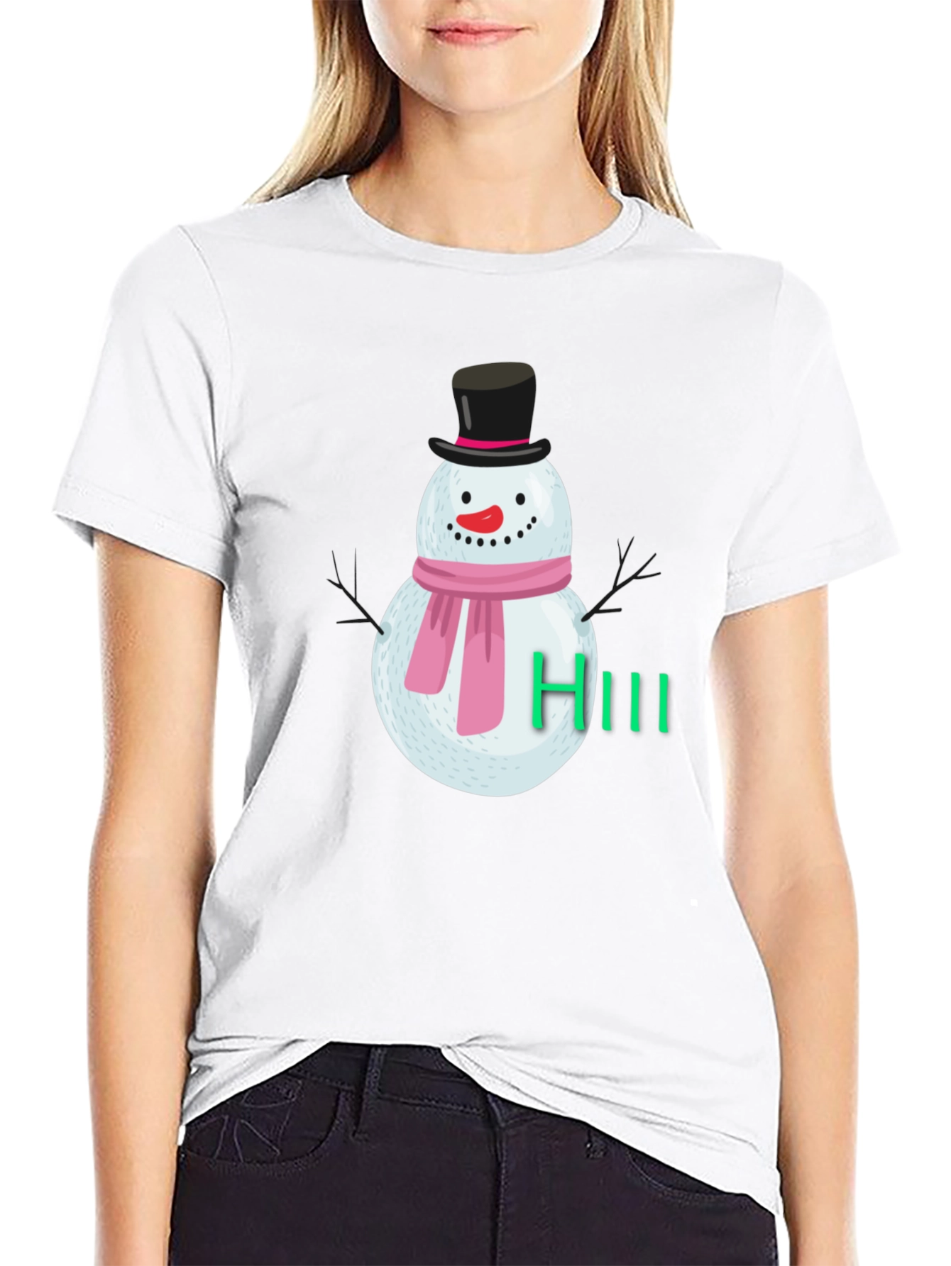 Snowman Graphic Tee - Winter Holiday Fun!