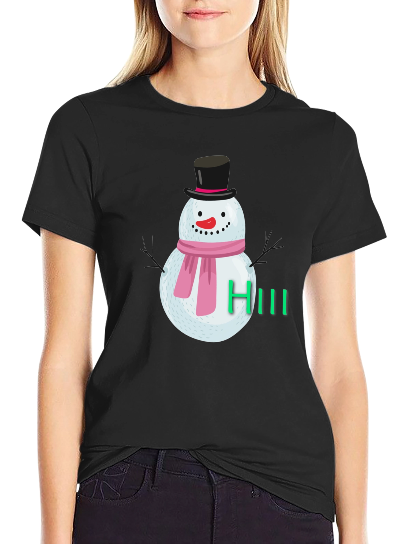 Snowman Graphic Tee - Winter Holiday Fun!