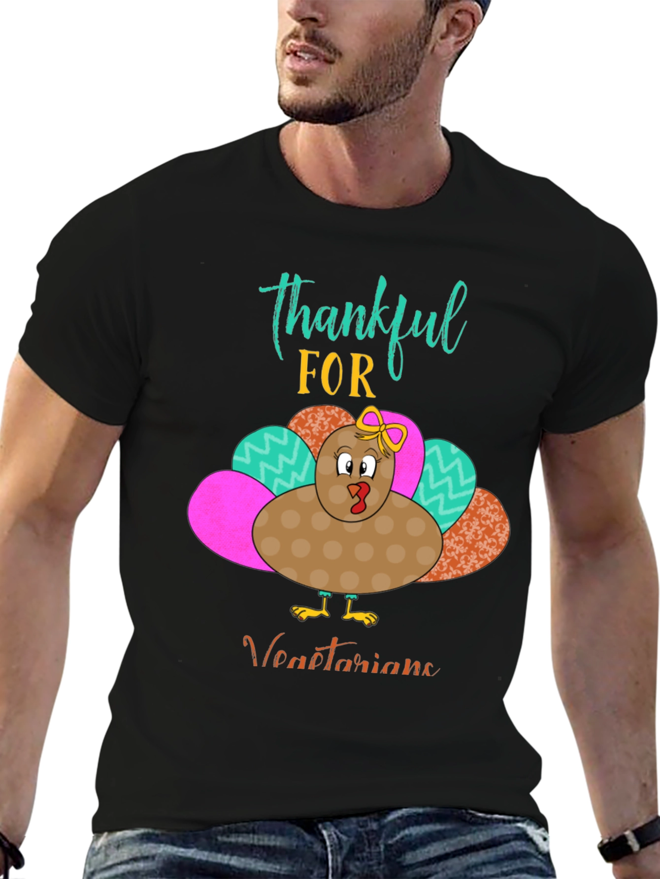 Thankful for Vegetarians Turkey T-Shirt