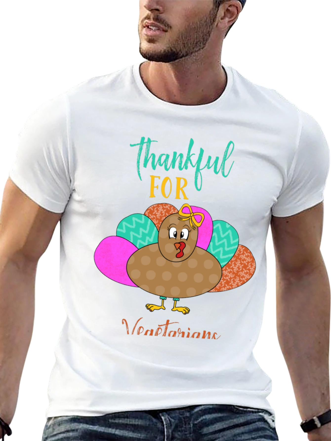 Thankful for Vegetarians Turkey T-Shirt