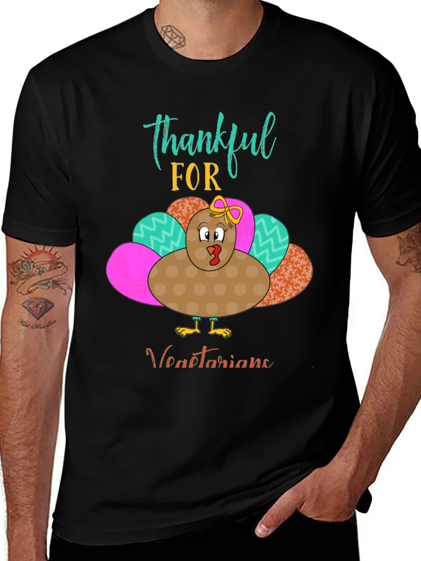 Thankful for Vegetarians Turkey T-Shirt