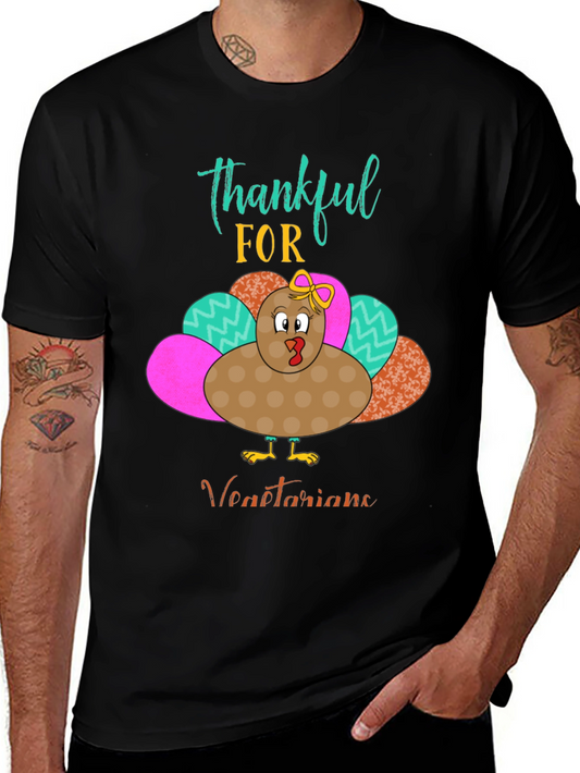 Thankful for Vegetarians Turkey T-Shirt