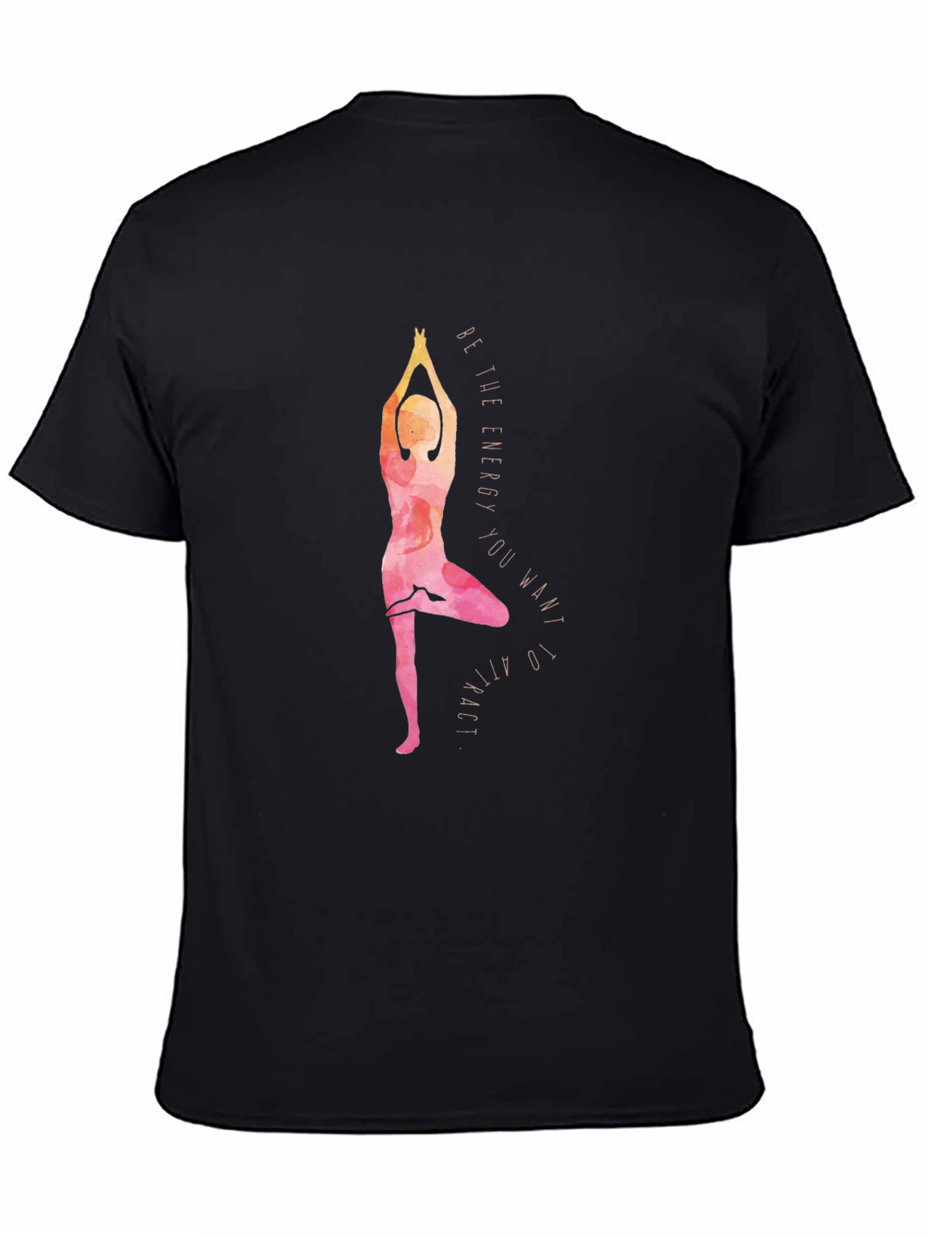 Yoga Energy Graphic Tee - Balance & Style