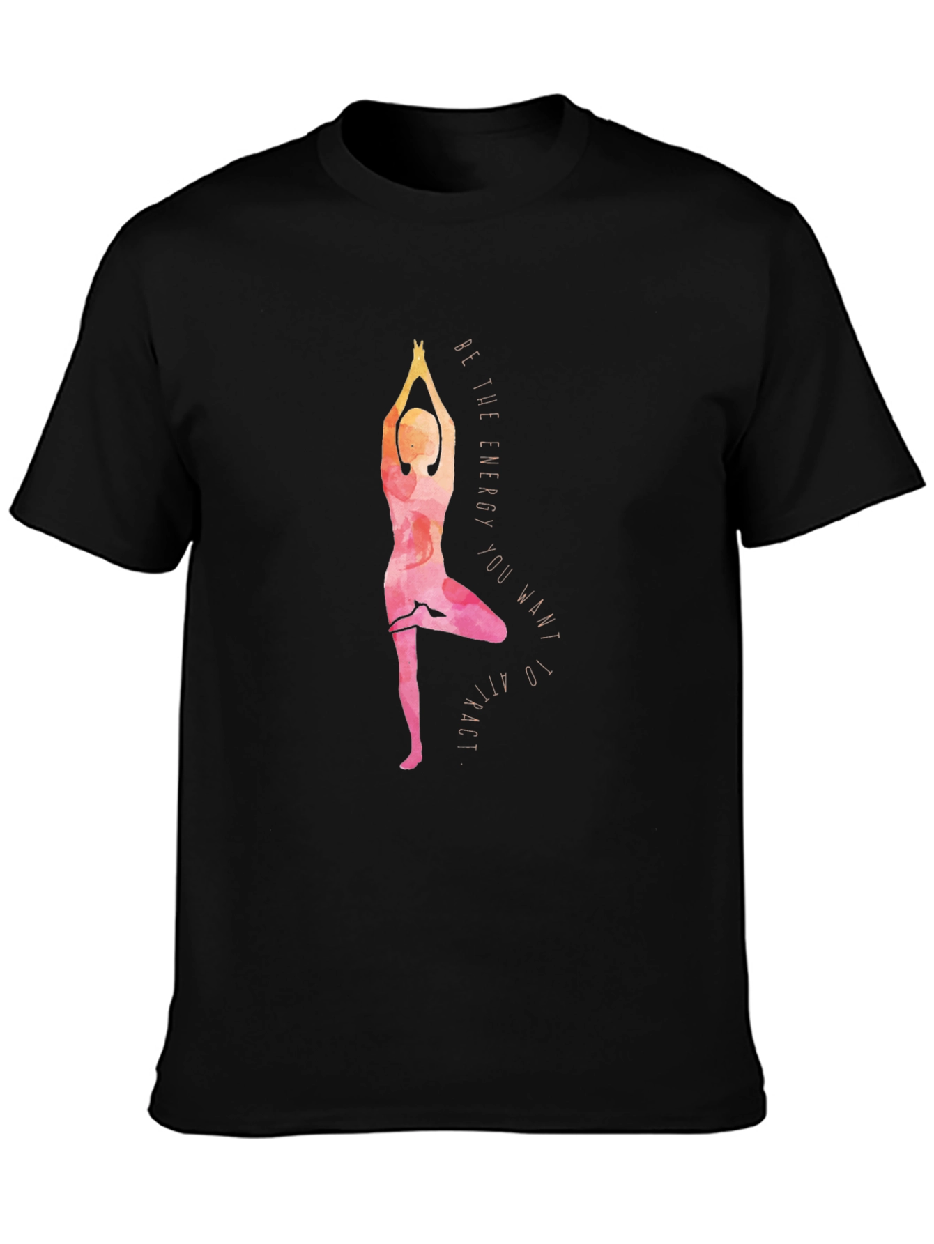 Yoga Energy Graphic Tee - Balance & Style
