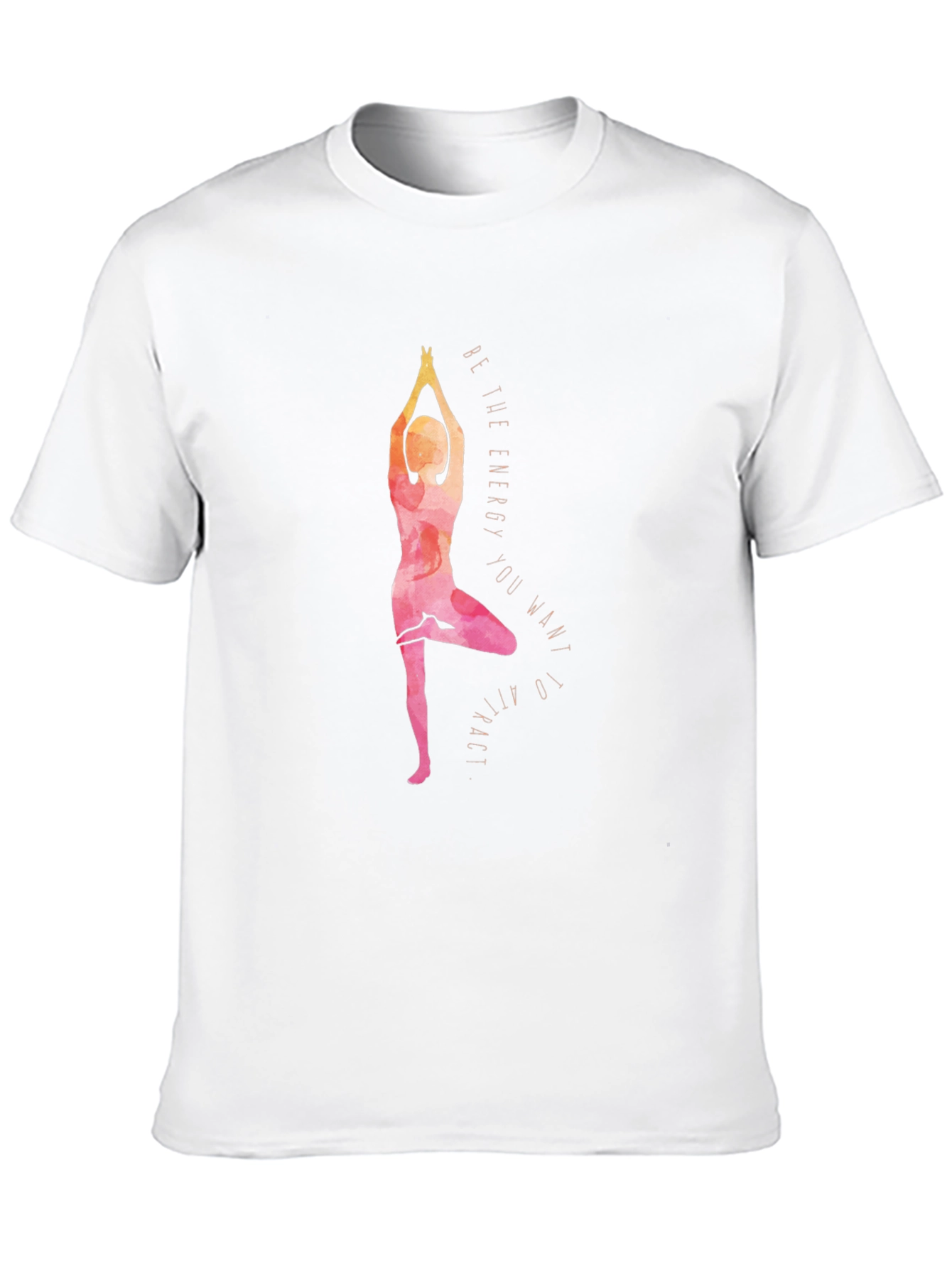 Yoga Energy Graphic Tee - Balance & Style