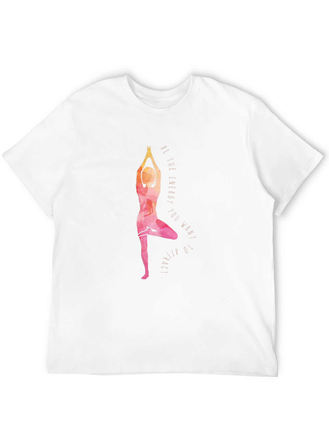 Yoga Energy Graphic Tee - Balance & Style