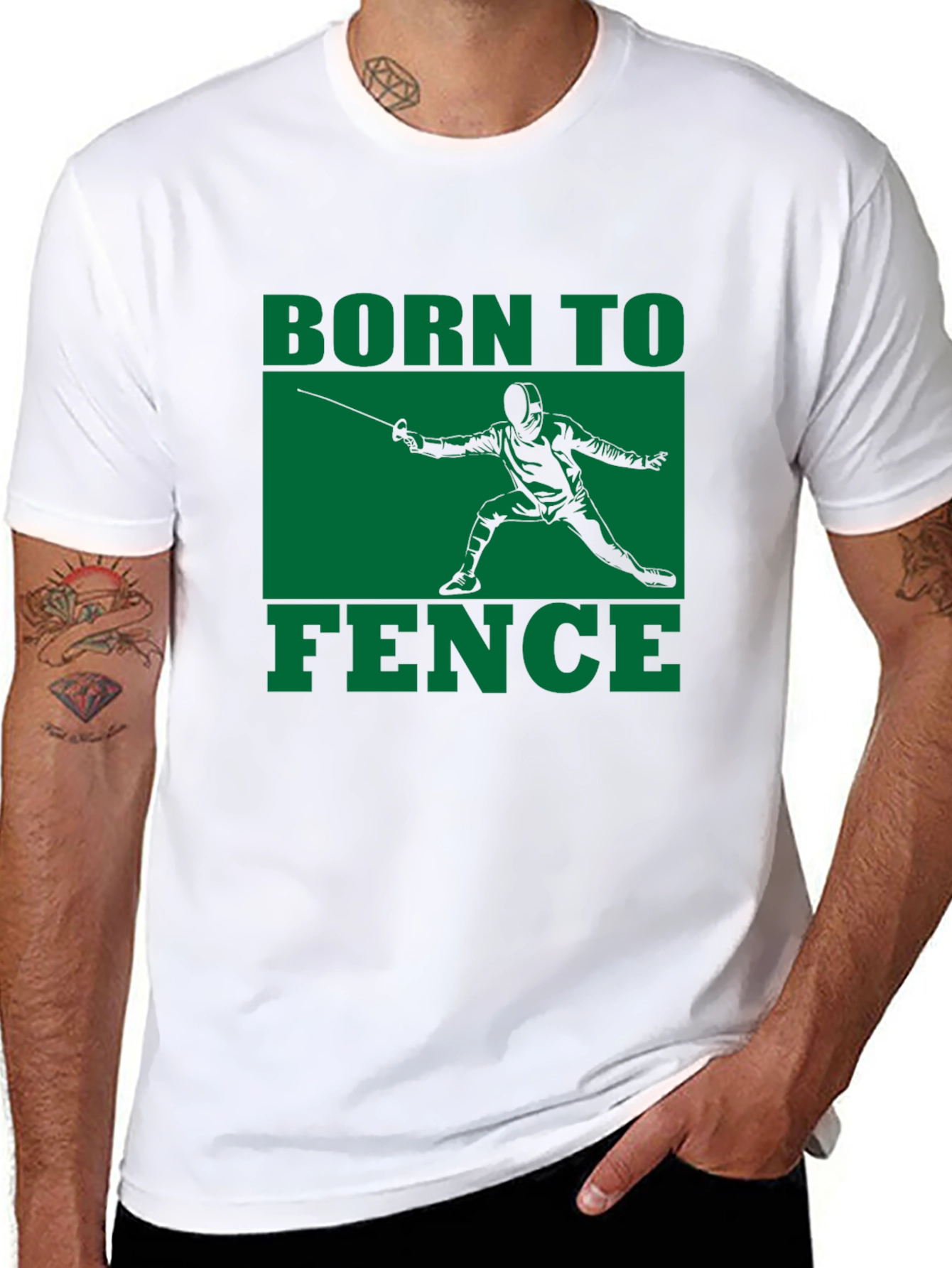Born to Fence T-Shirt - Black