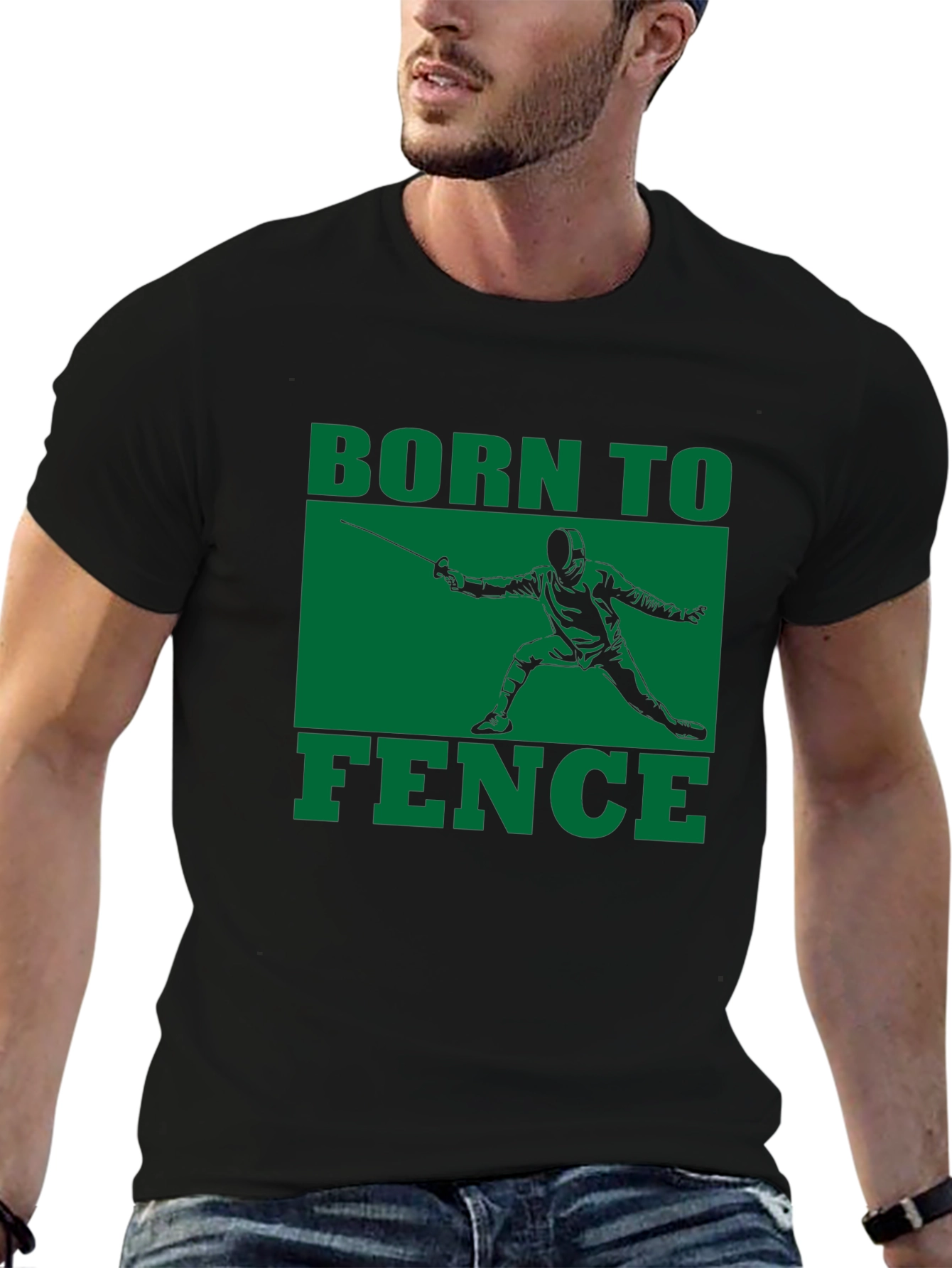 Born to Fence T-Shirt - Black