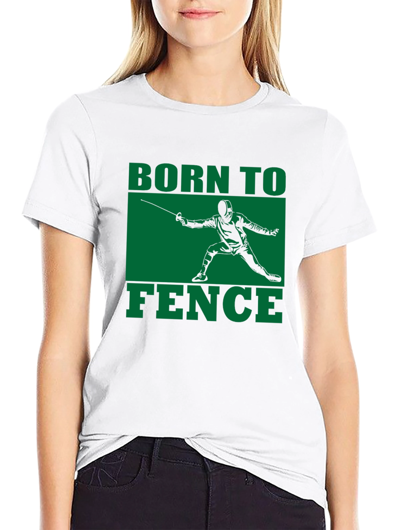 Born to Fence T-Shirt - Black