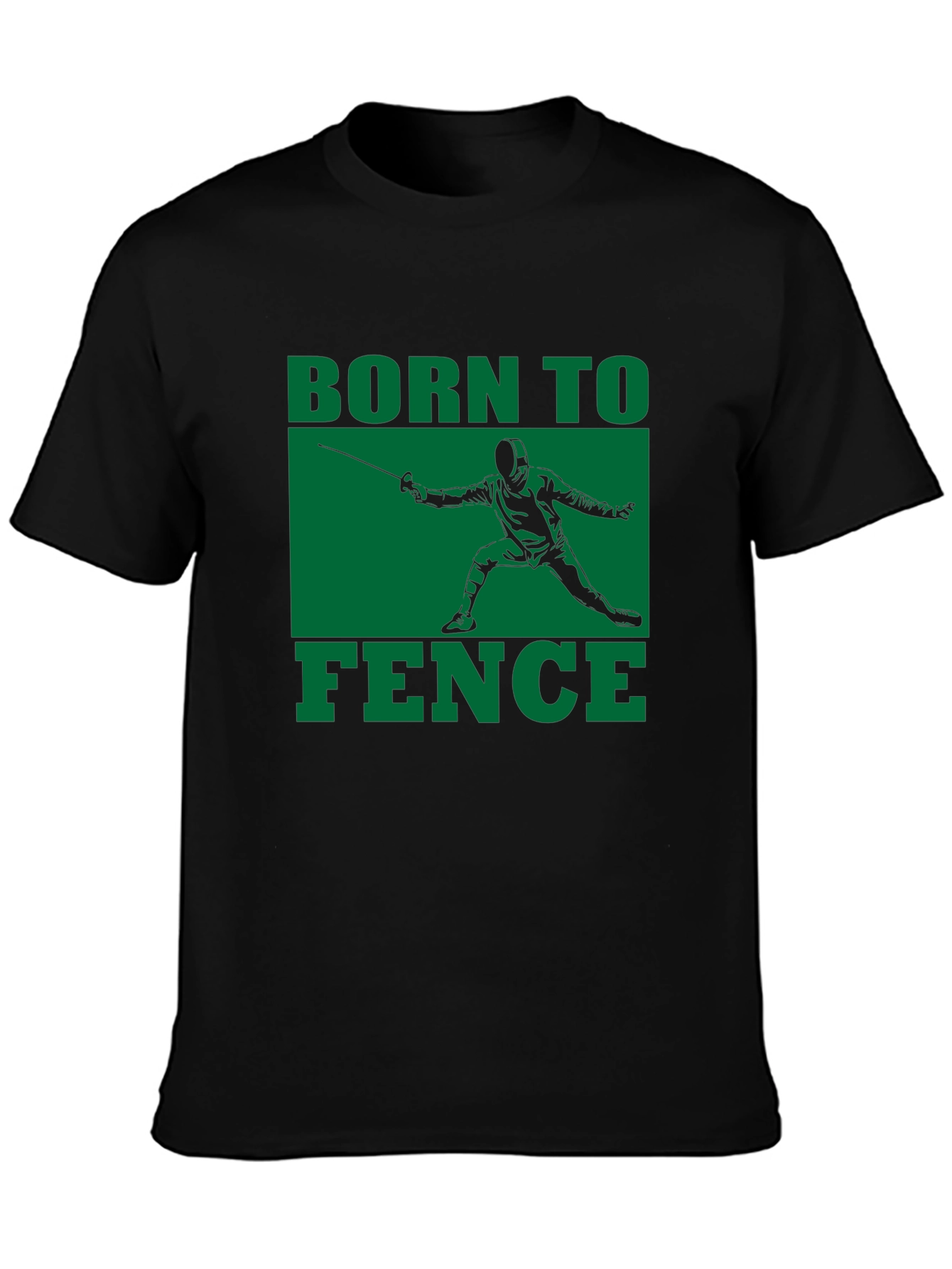 Born to Fence T-Shirt - Black